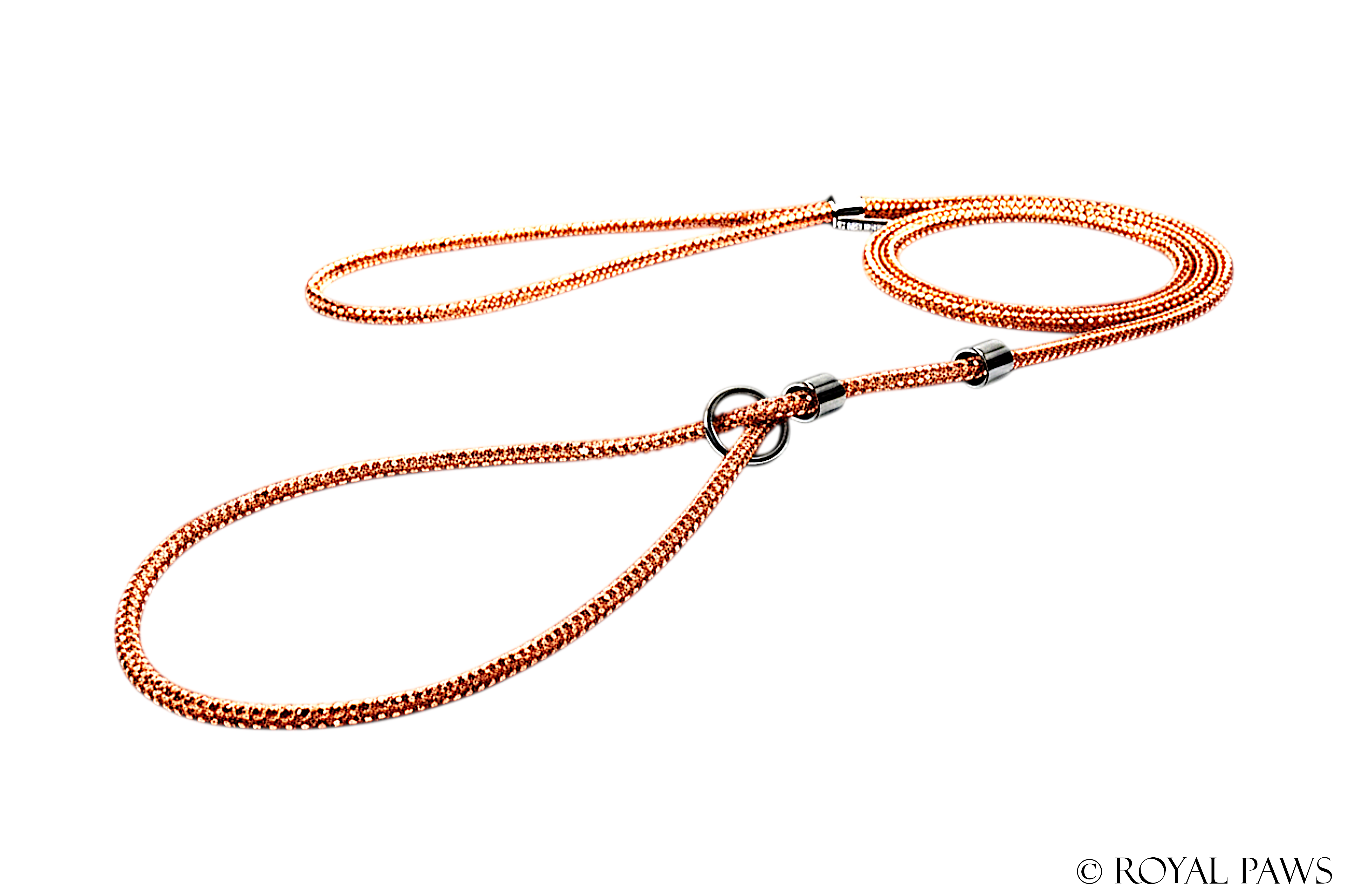 CRYSTAL REGULAR LEASH "GOLD"