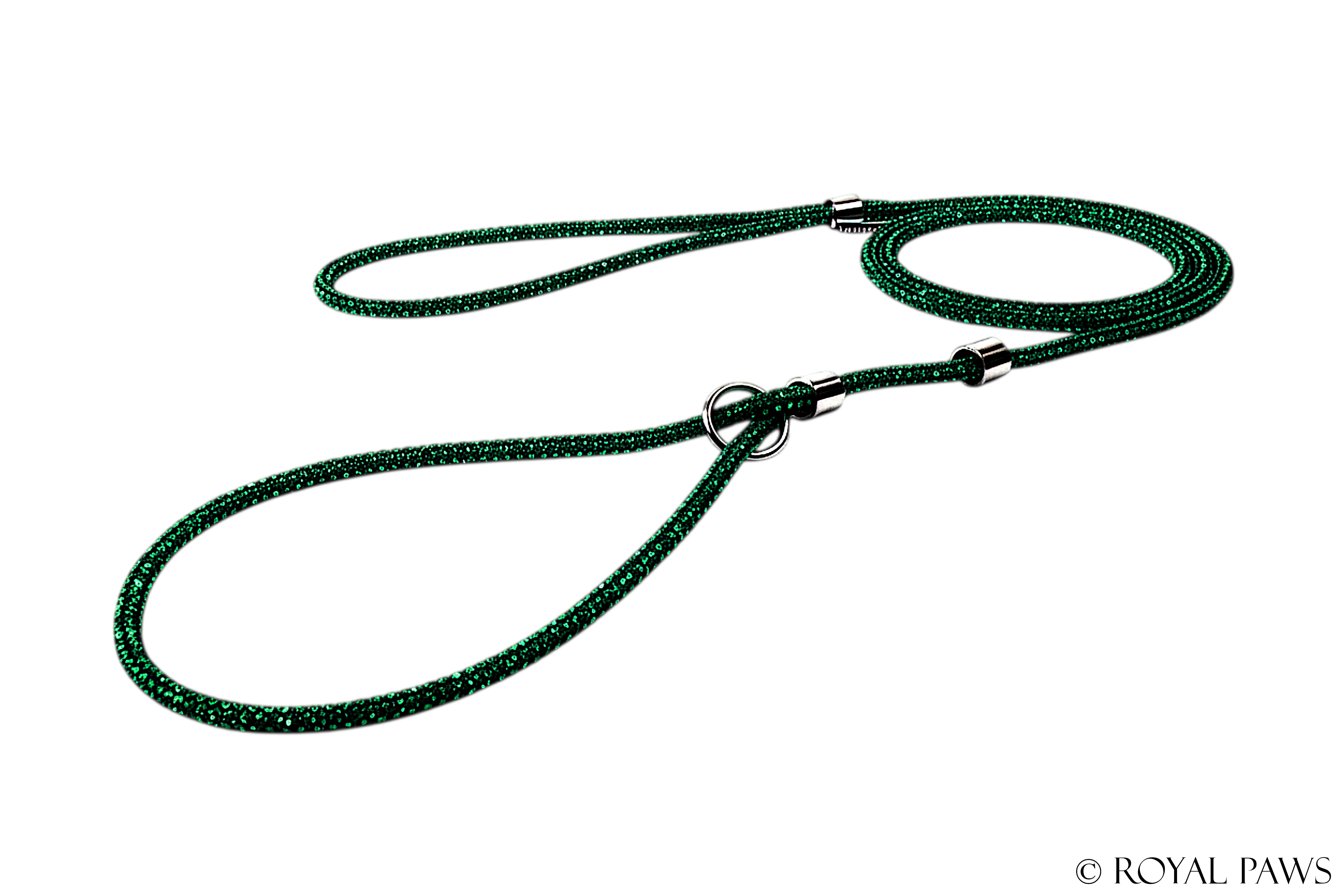 CRYSTAL REGULAR LEASH "GREEN"