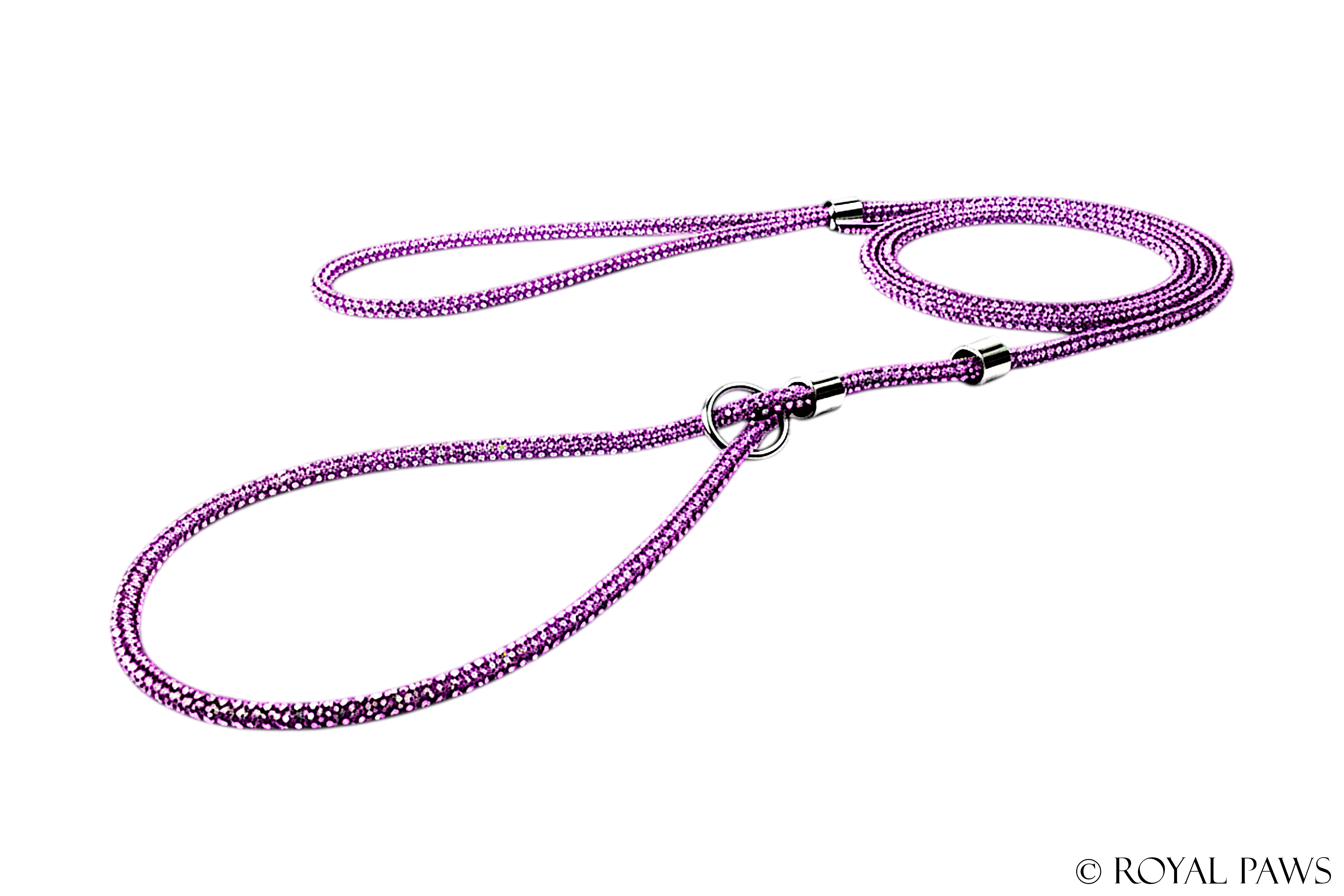CRYSTAL REGULAR LEASH "PURPLE"