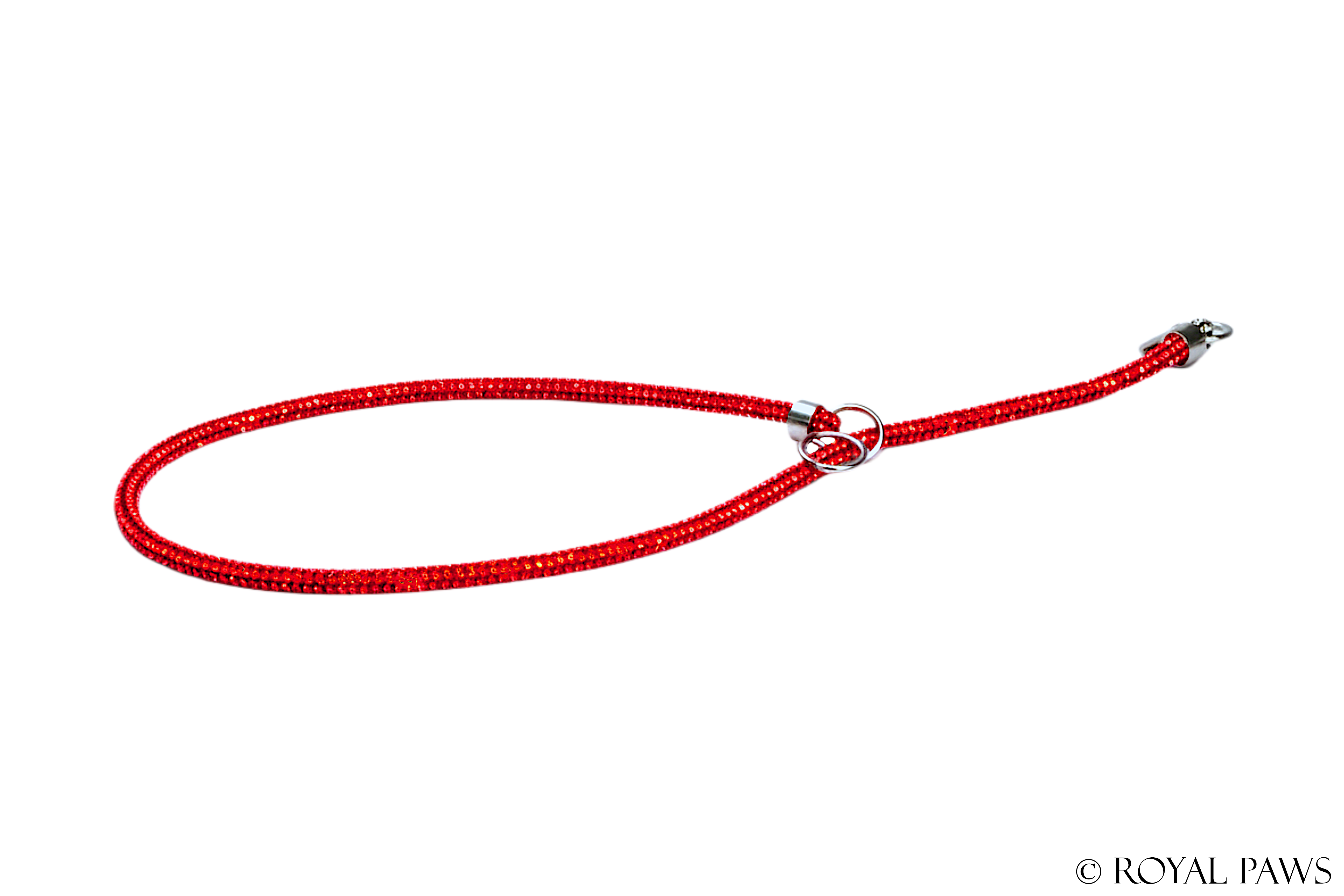 CRYSTAL SLIP COLLAR "RED"
