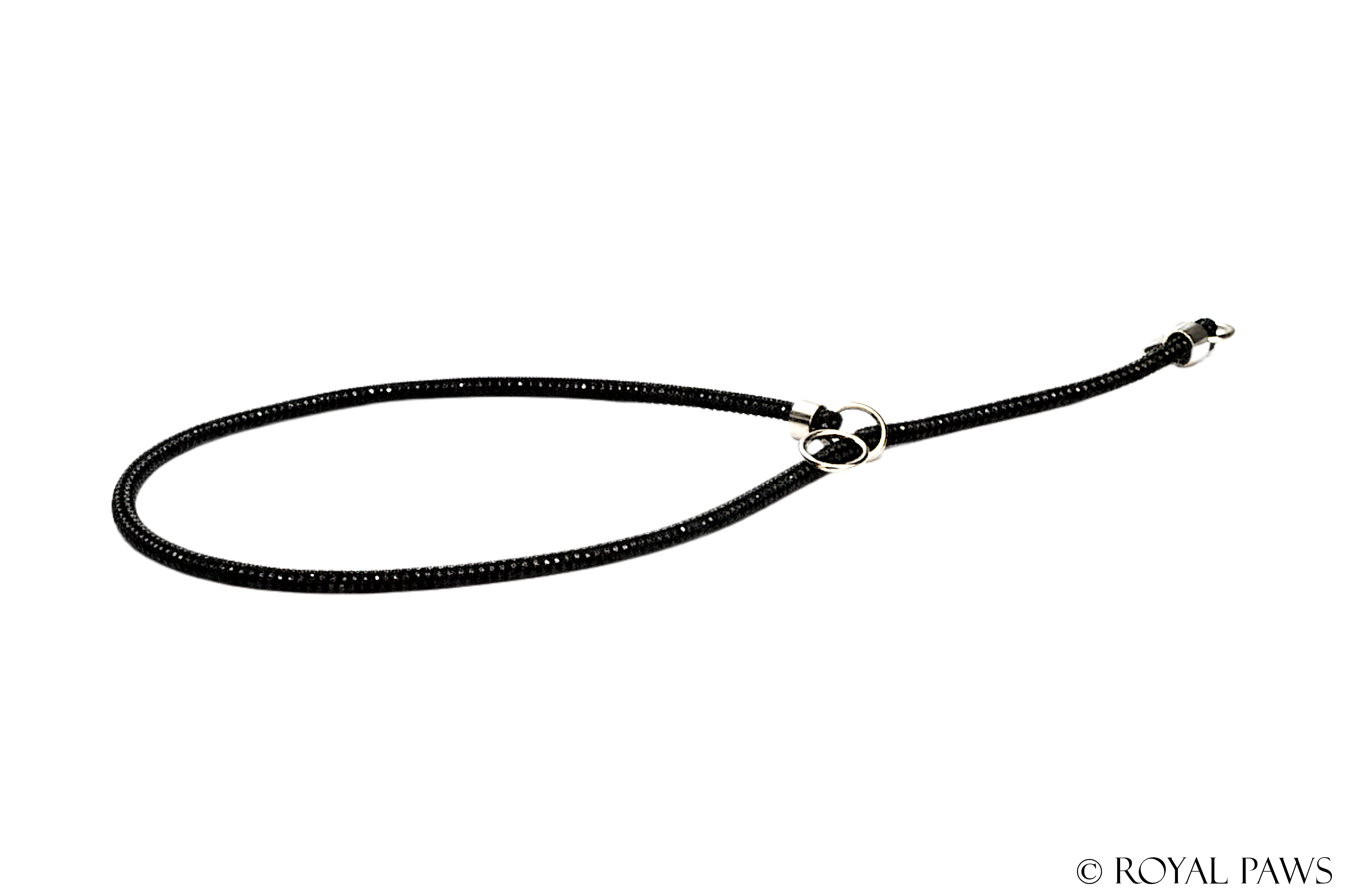 CRYSTAL SLIP COLLAR "BLACK"