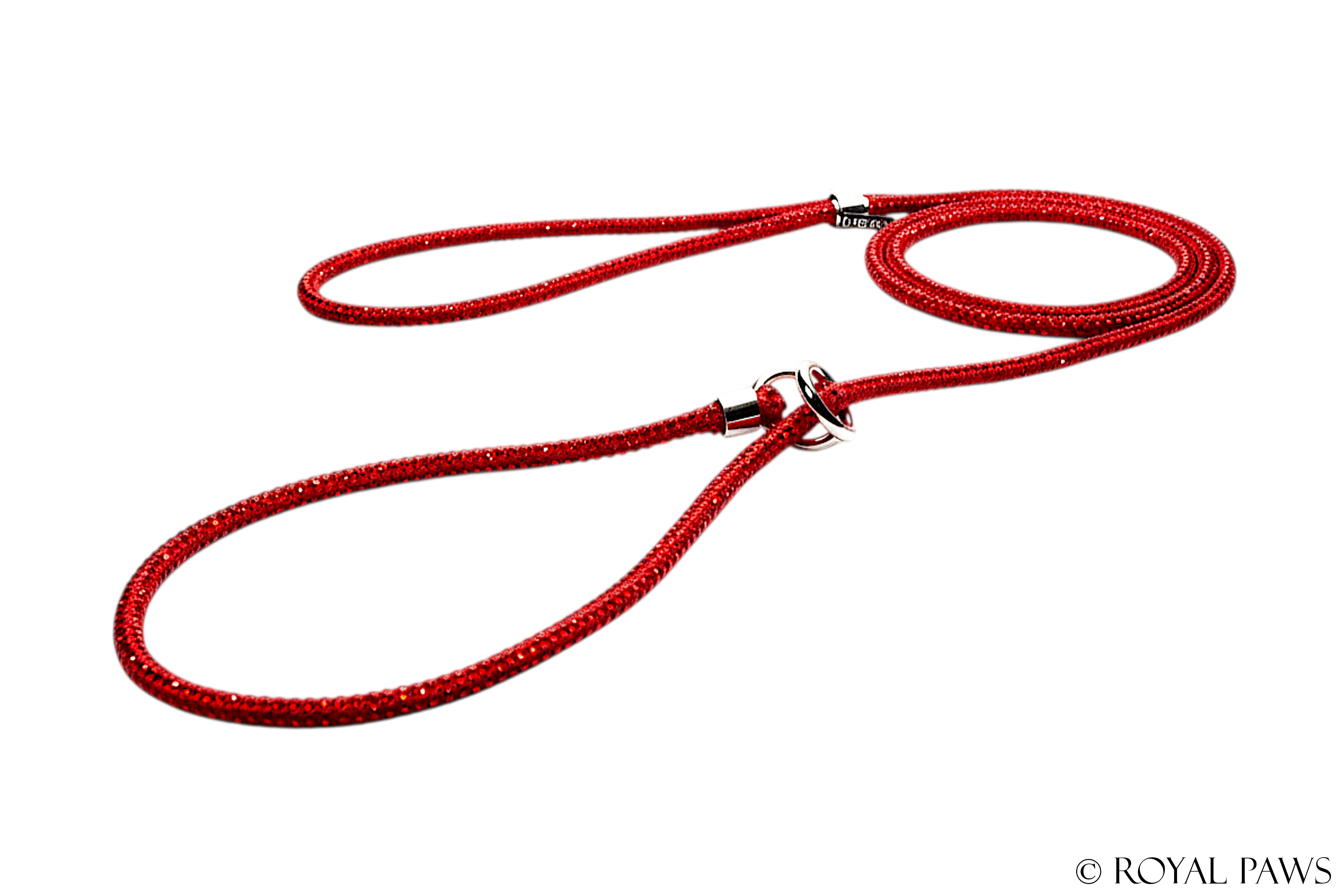 CRYSTAL SLIP LEASH "RED"