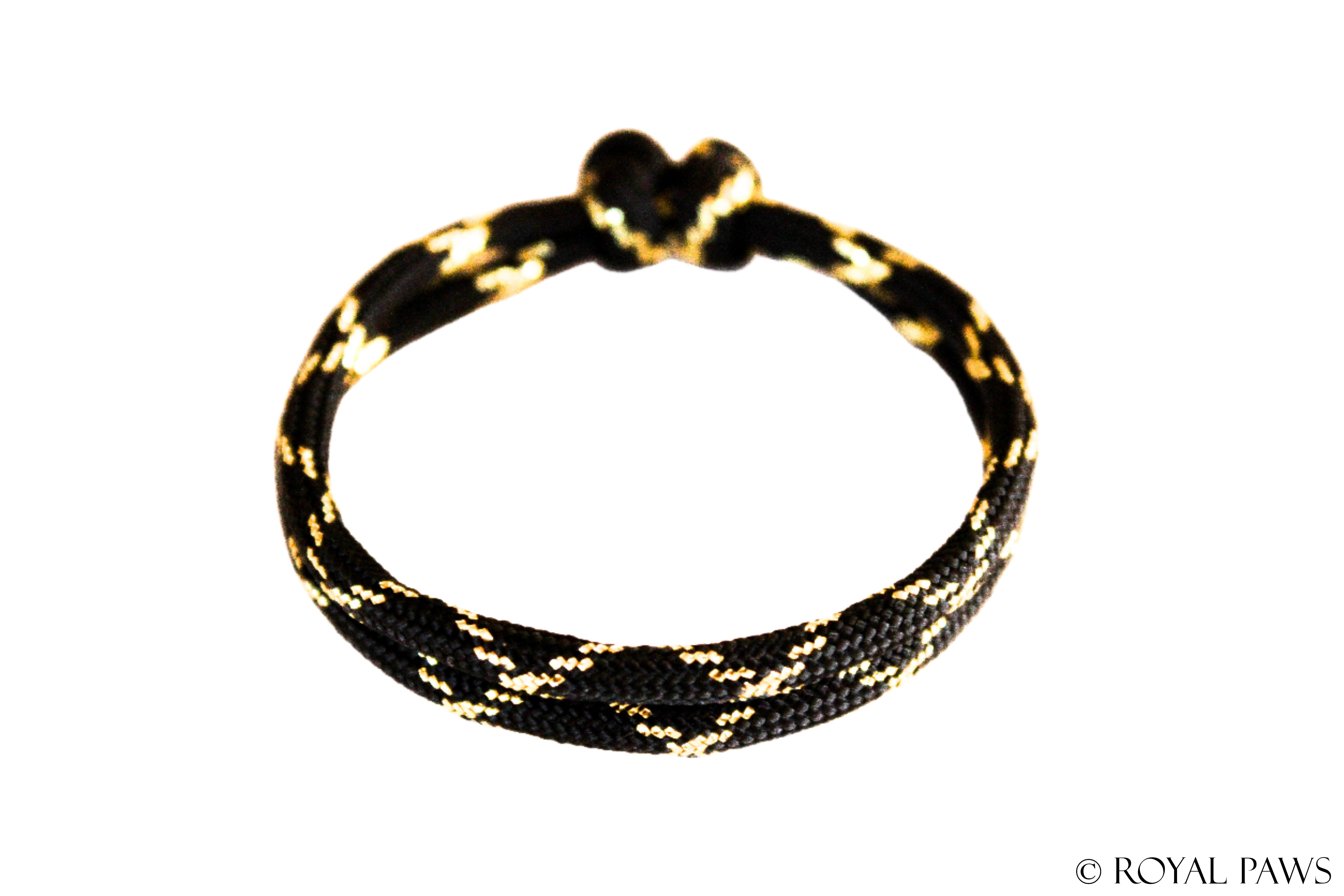 GLITTER PUPPY BAND "SCHWARZ/GOLD" - ROYAL PAWS Dog & Show Accessories