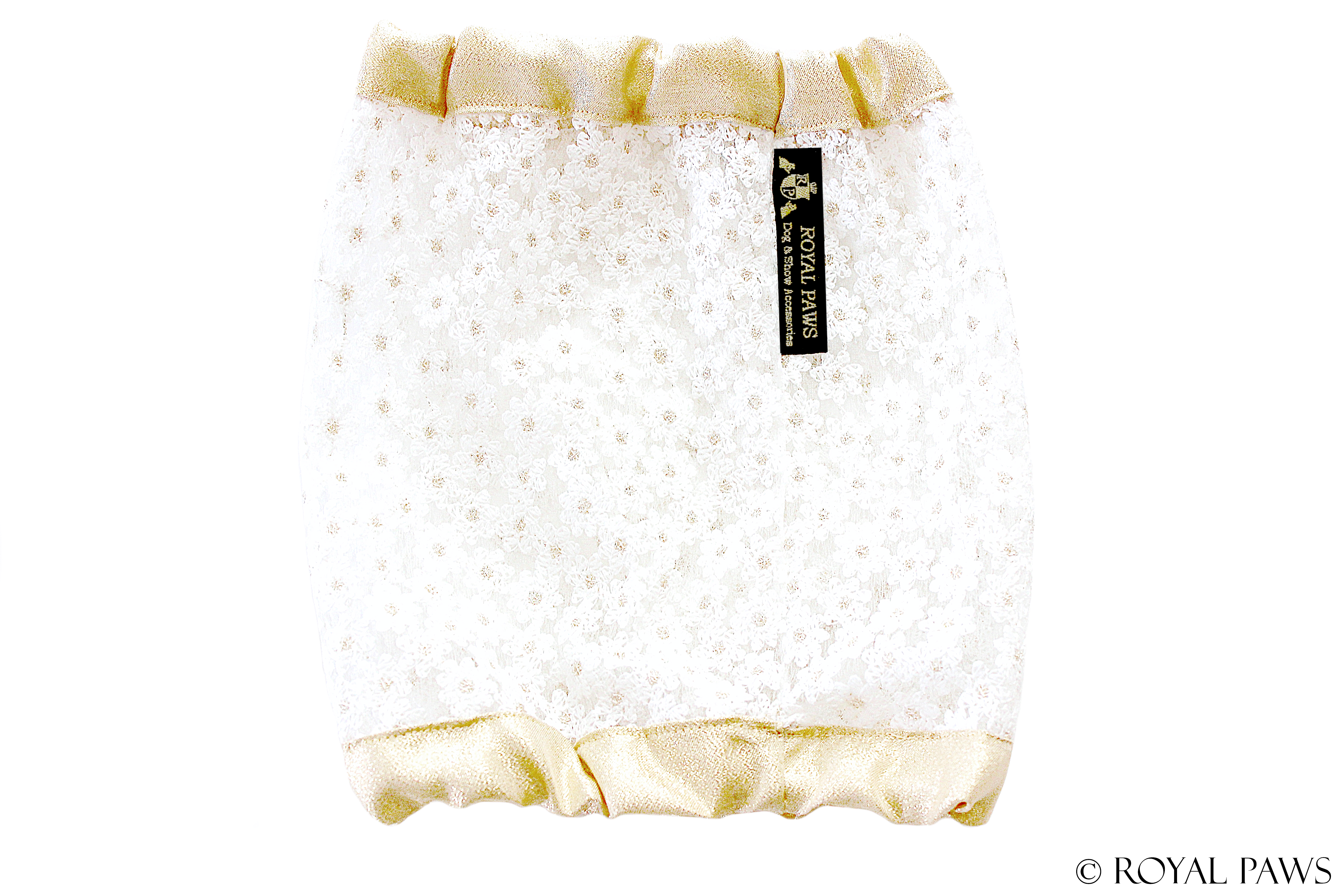 LIMITED EDITION SNOOD "GOLDEN DAISY DREAM" - ROYAL PAWS Dog & Show Accessories