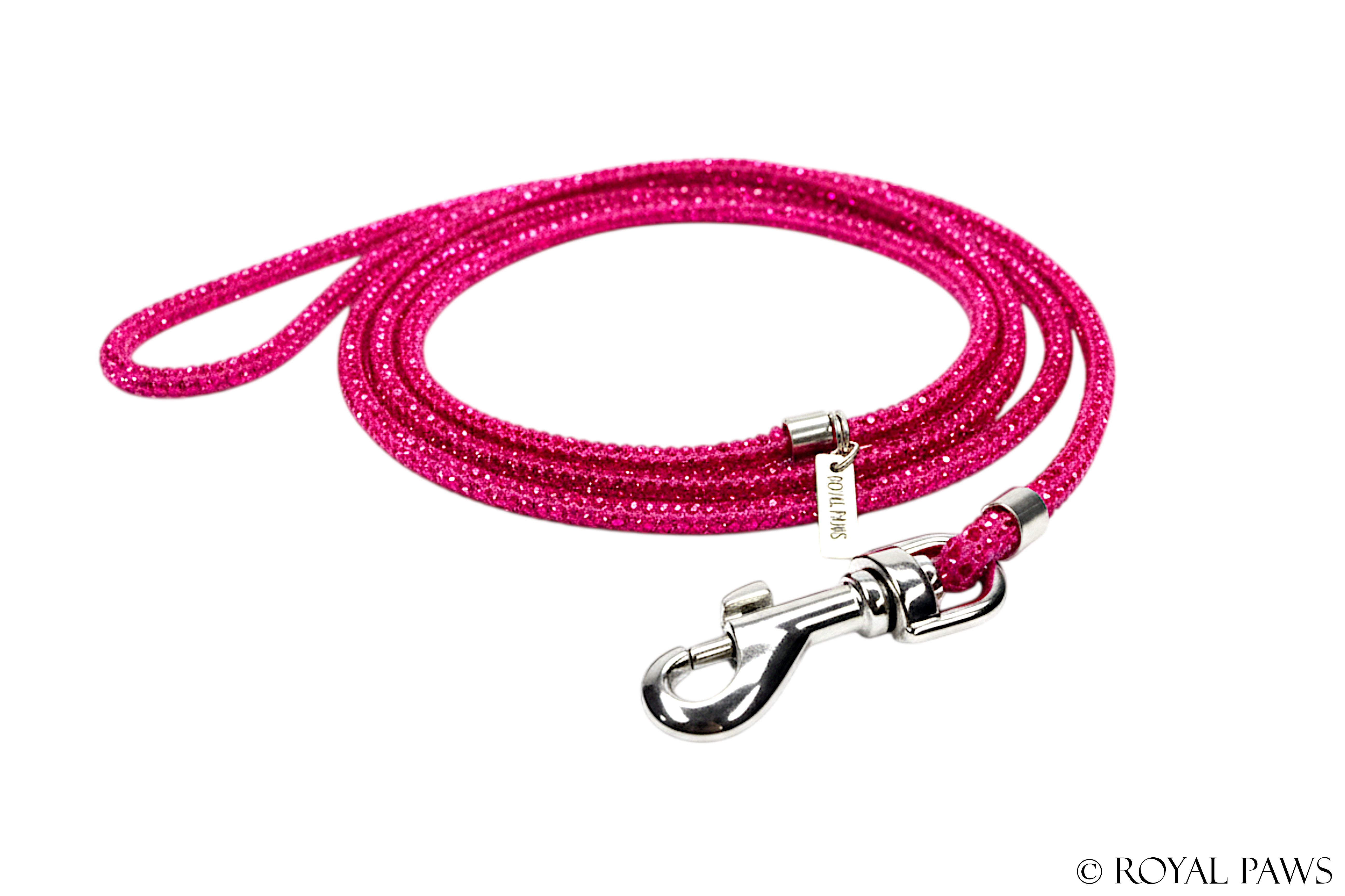 CRYSTAL SHOW LEASH "PINK"