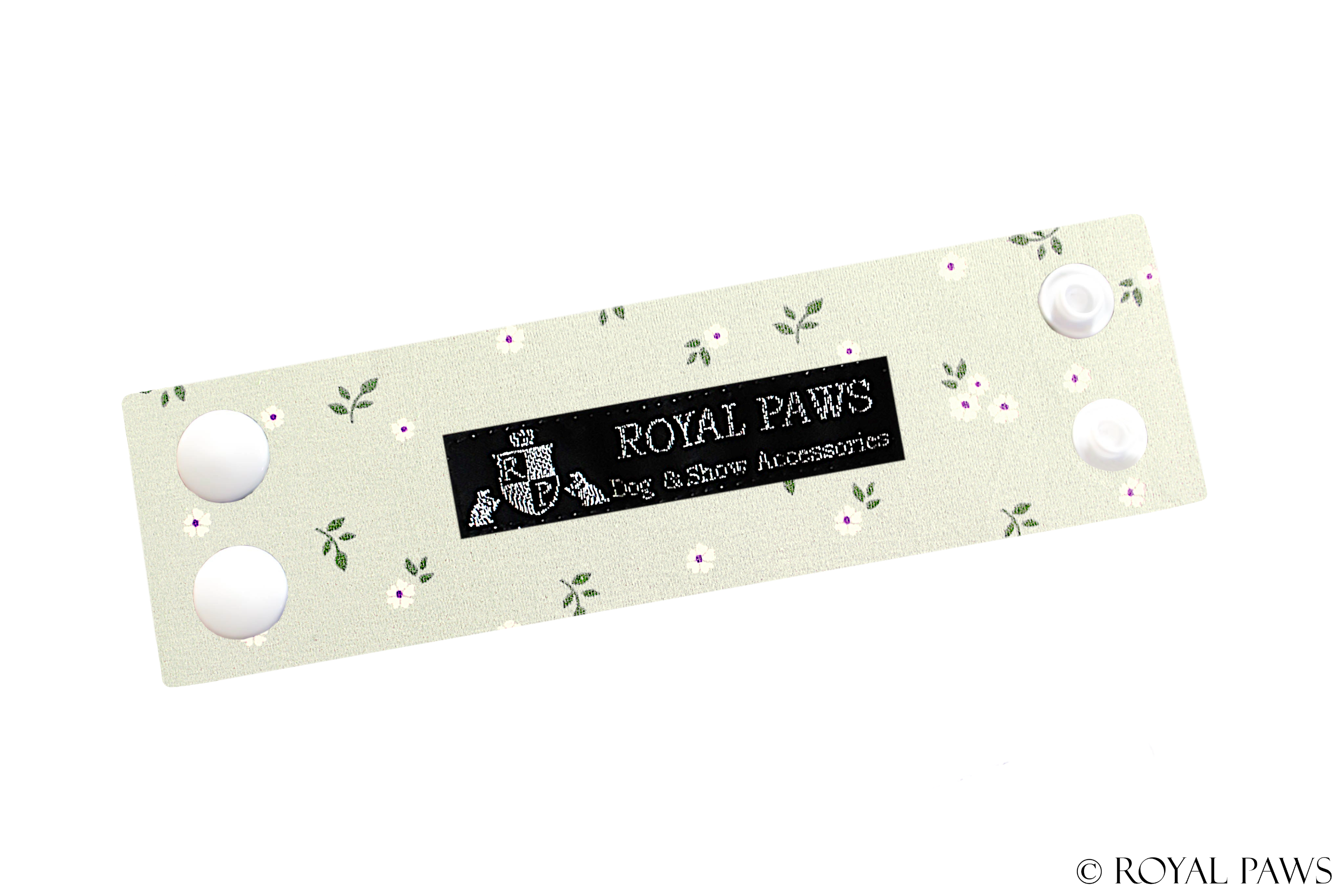 COMFORT SNOOD STRAP "BLOOMING MEADOW" GREEN
