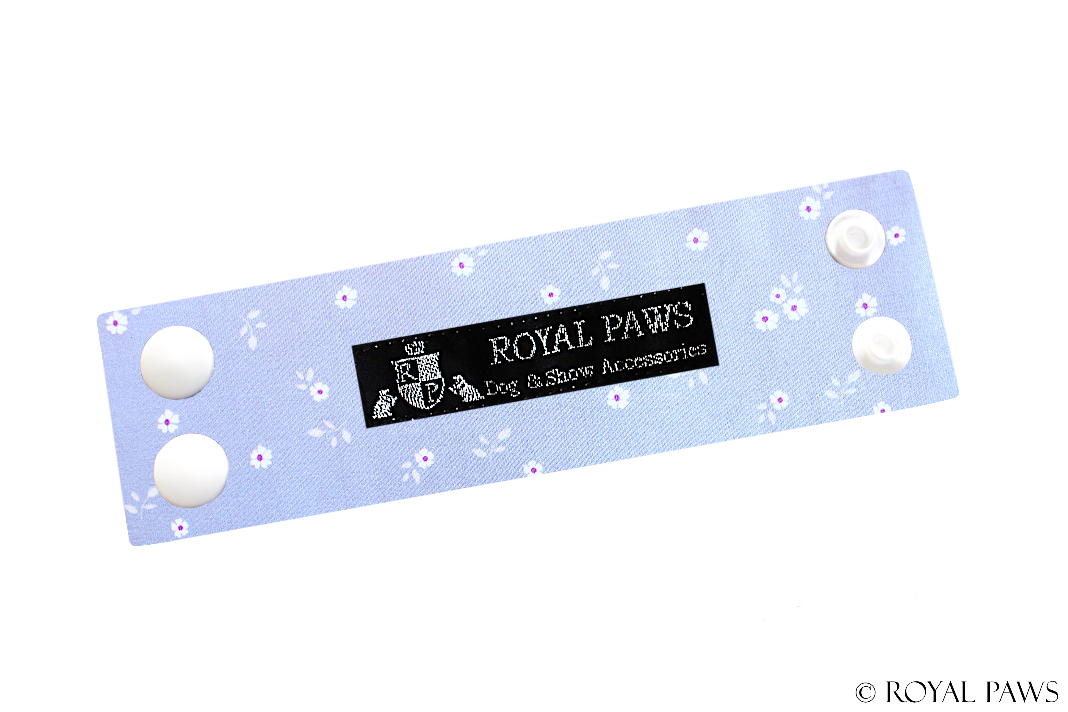 COMFORT SNOOD STRAP "BLOOMING MEADOW" LIGHT BLUE