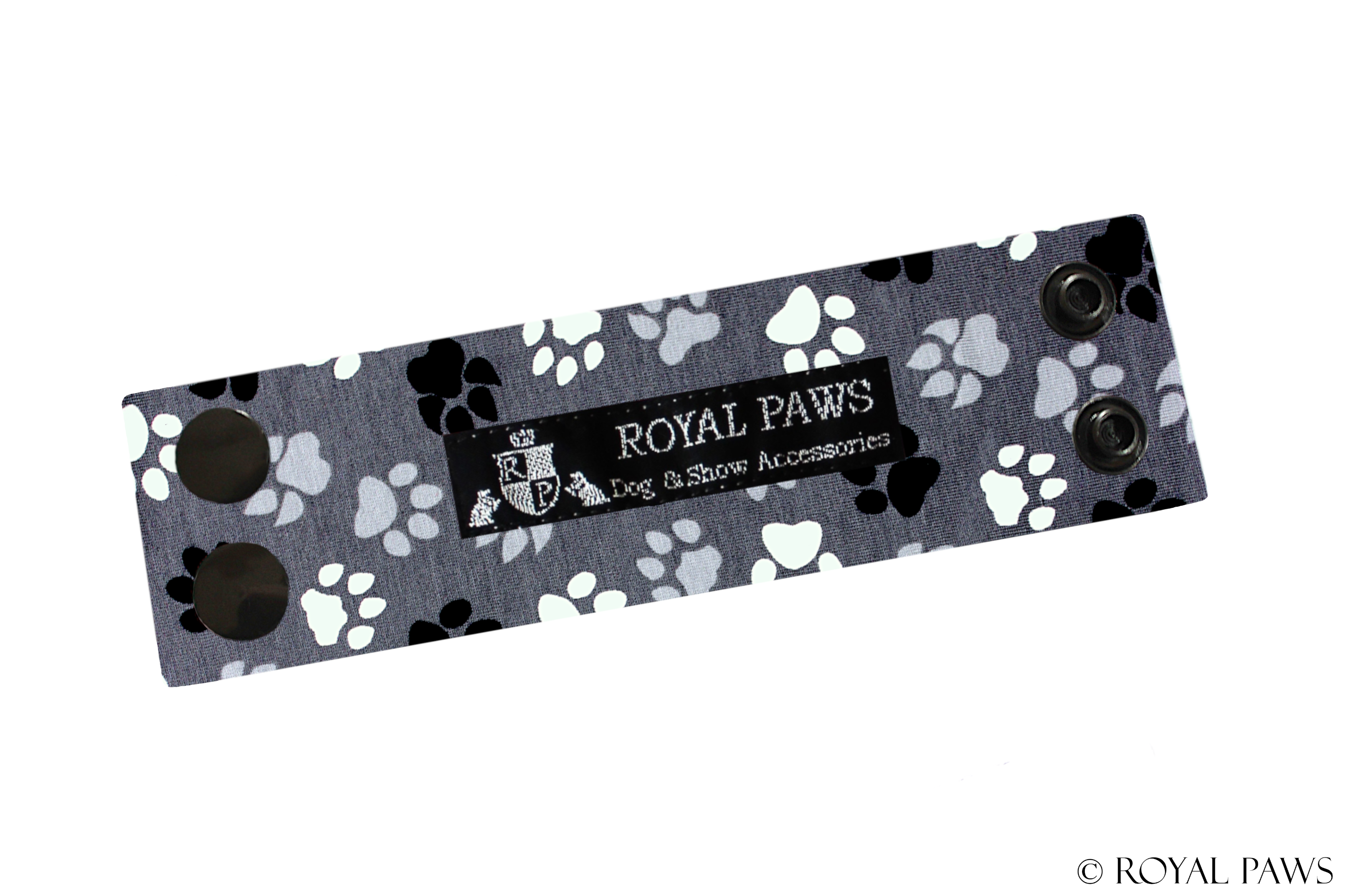 COMFORT SNOOD STRAP “PAWS” GREY