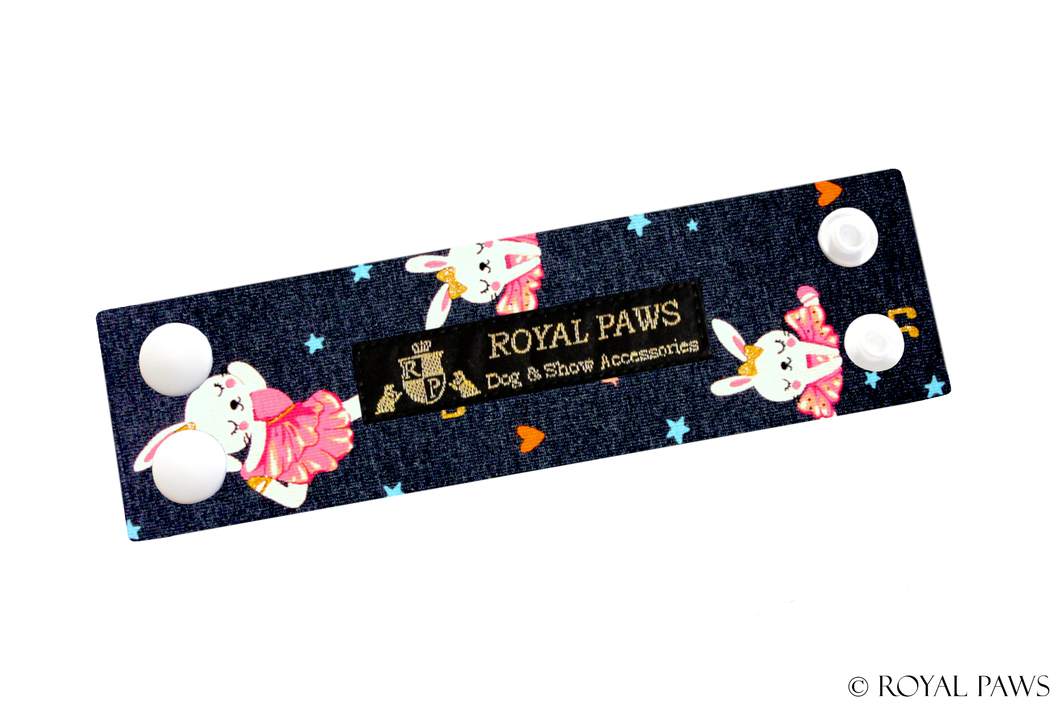COMFORT SNOOD STRAP "SCARLET BALLERINA BUNNY" DARK BLUE