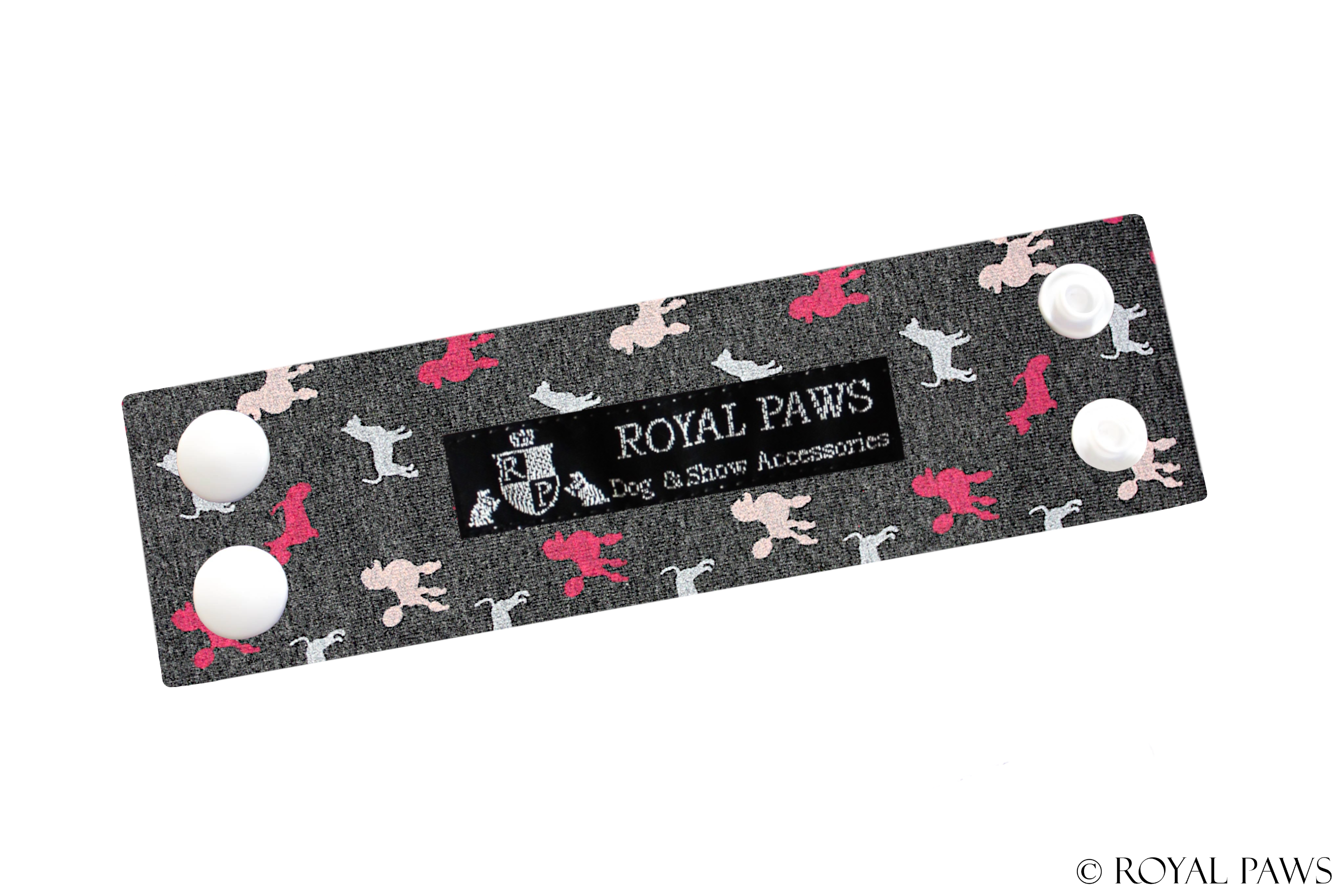 COMFORT SNOOD STRAP “SHOW DOGS” GREY