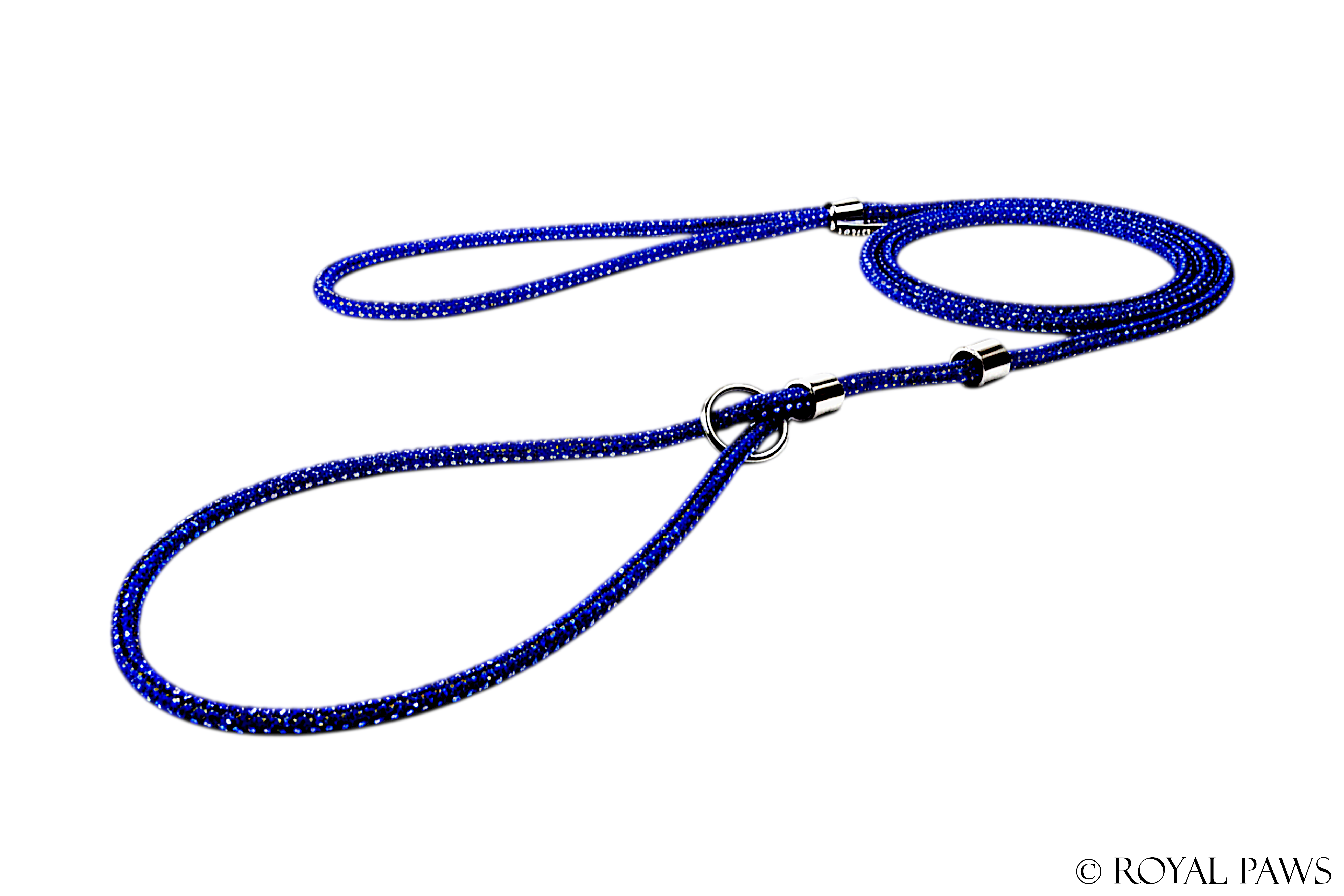 CRYSTAL REGULAR LEASH "BLUE"