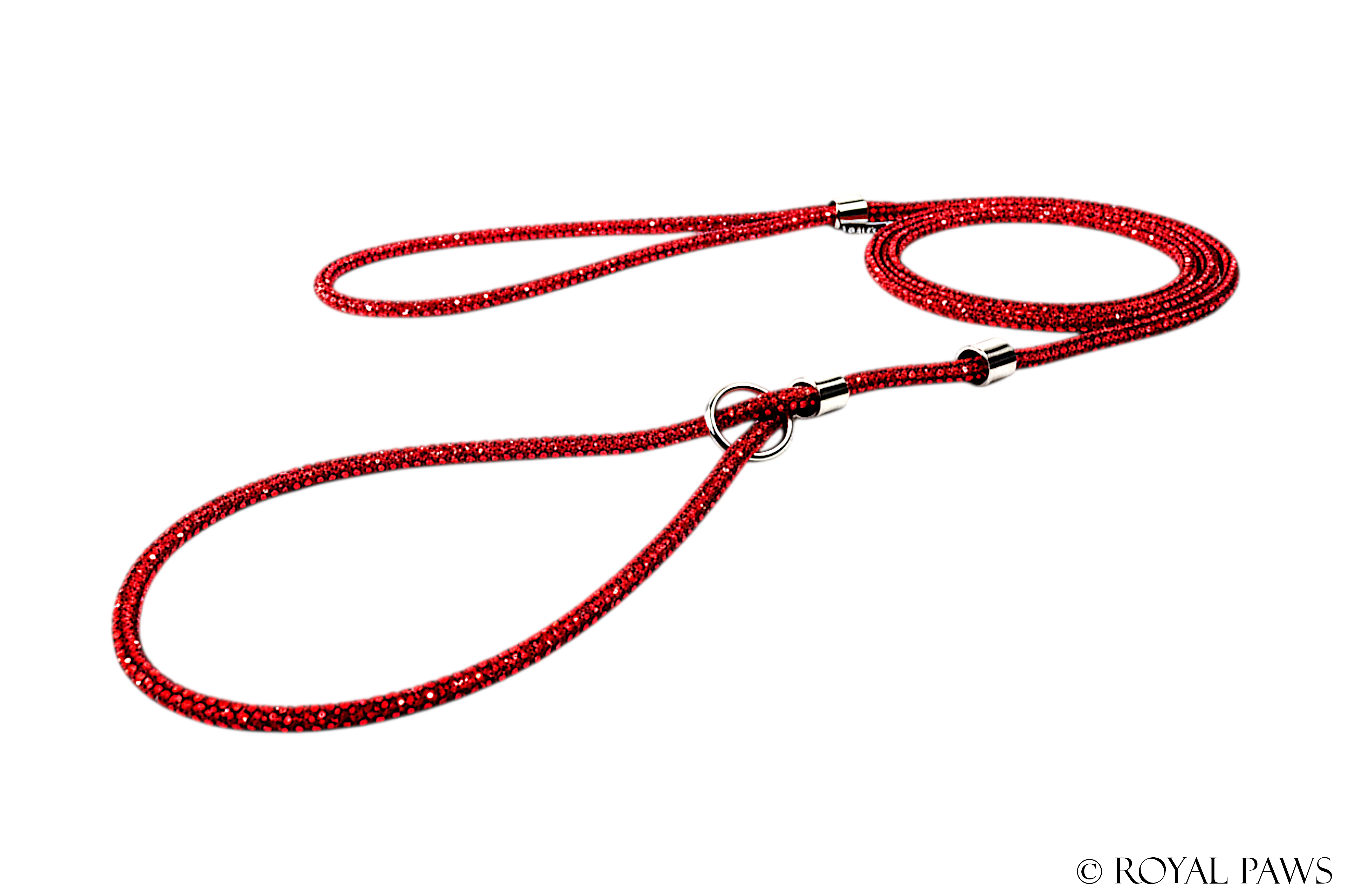 CRYSTAL REGULAR LEASH "RED"