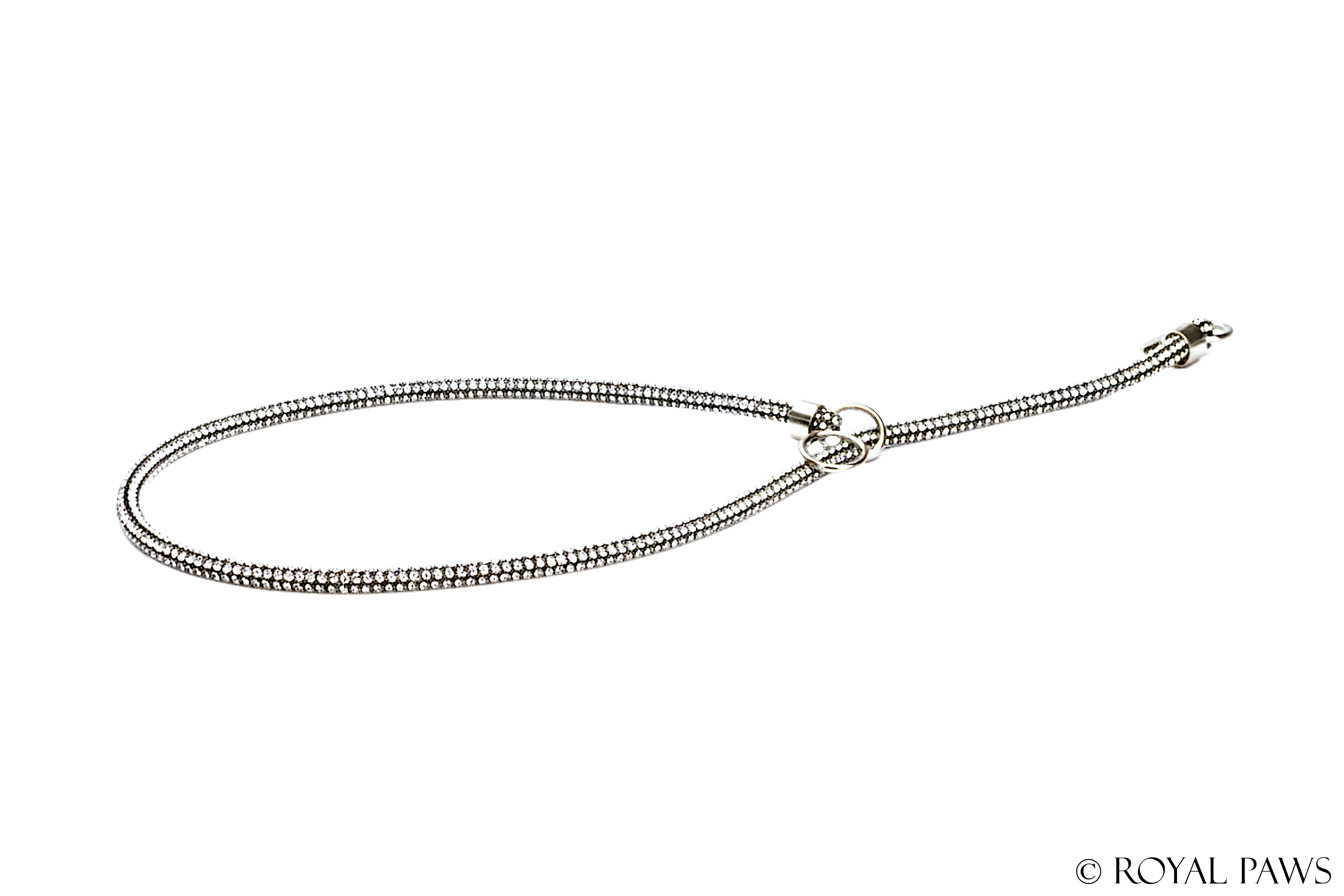 CRYSTAL SLIP COLLAR "SILVER"