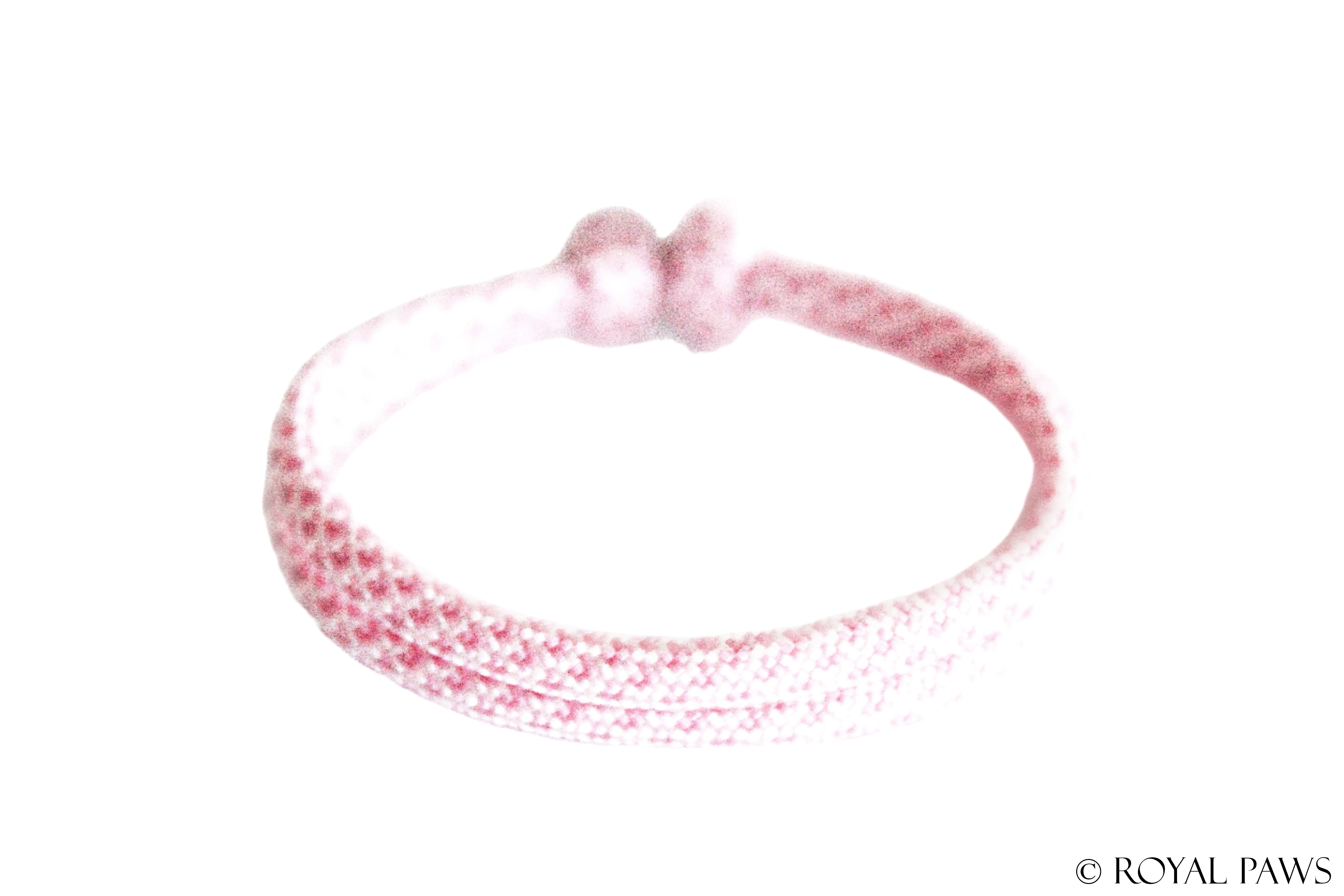 DIAMOND PUPPY BAND "CREME/ROSA" - ROYAL PAWS Dog & Show Accessories