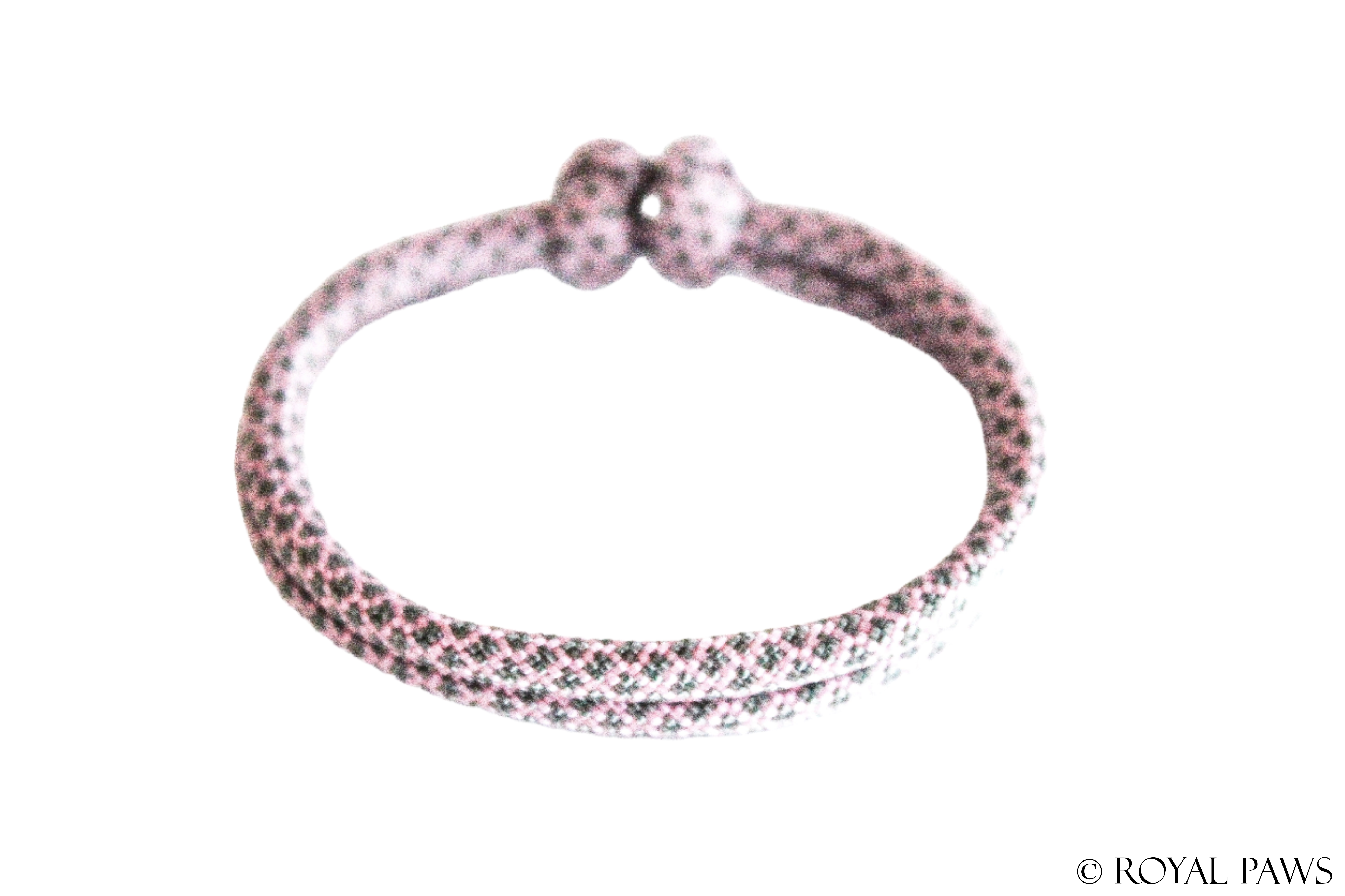DIAMOND PUPPY BAND "ROSA/GRAU" - ROYAL PAWS Dog & Show Accessories