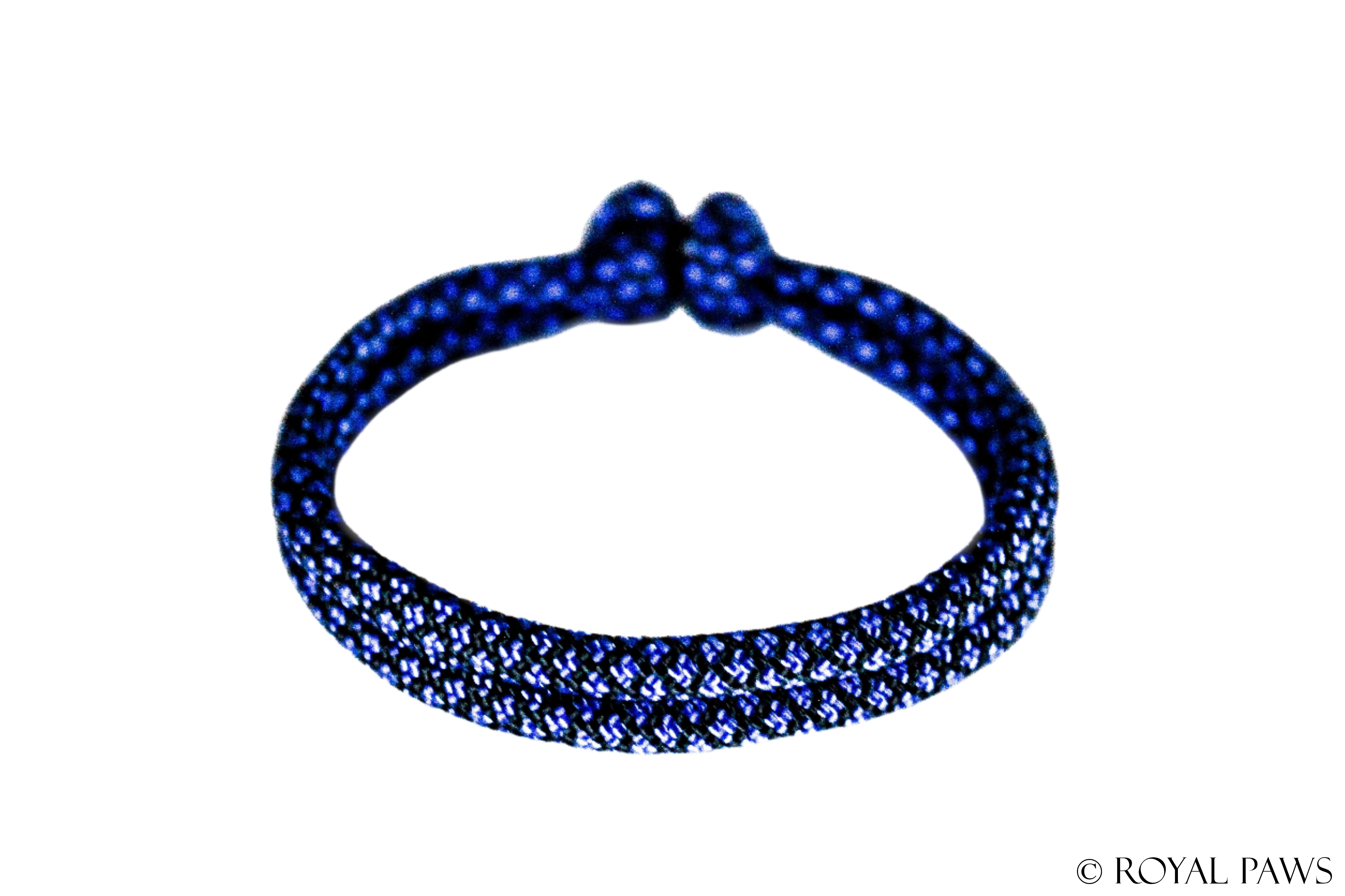 DIAMOND PUPPY BAND "SCHWARZ/BLAU" - ROYAL PAWS Dog & Show Accessories