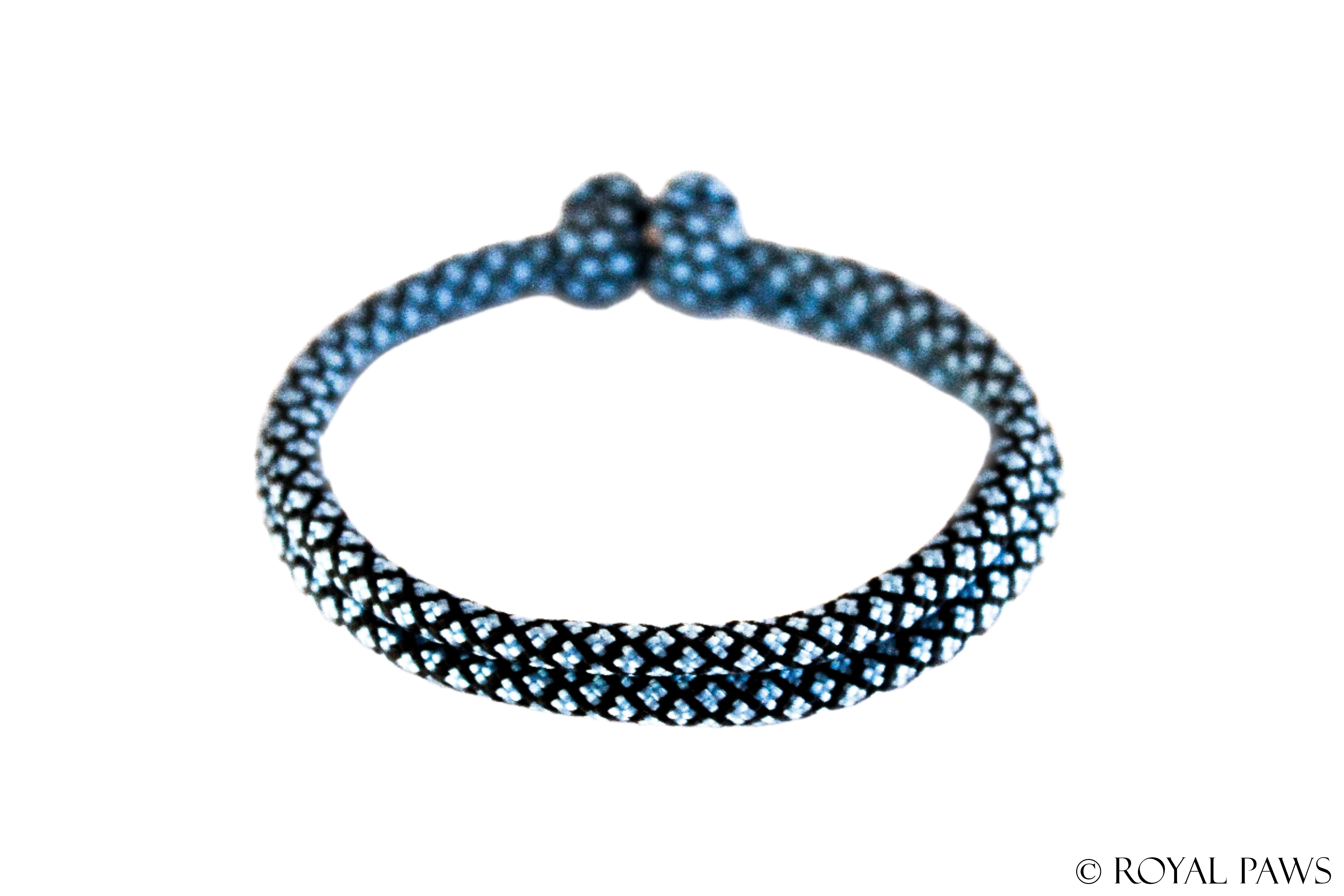 DIAMOND PUPPY BAND "SCHWARZ/HELLBLAU" - ROYAL PAWS Dog & Show Accessories