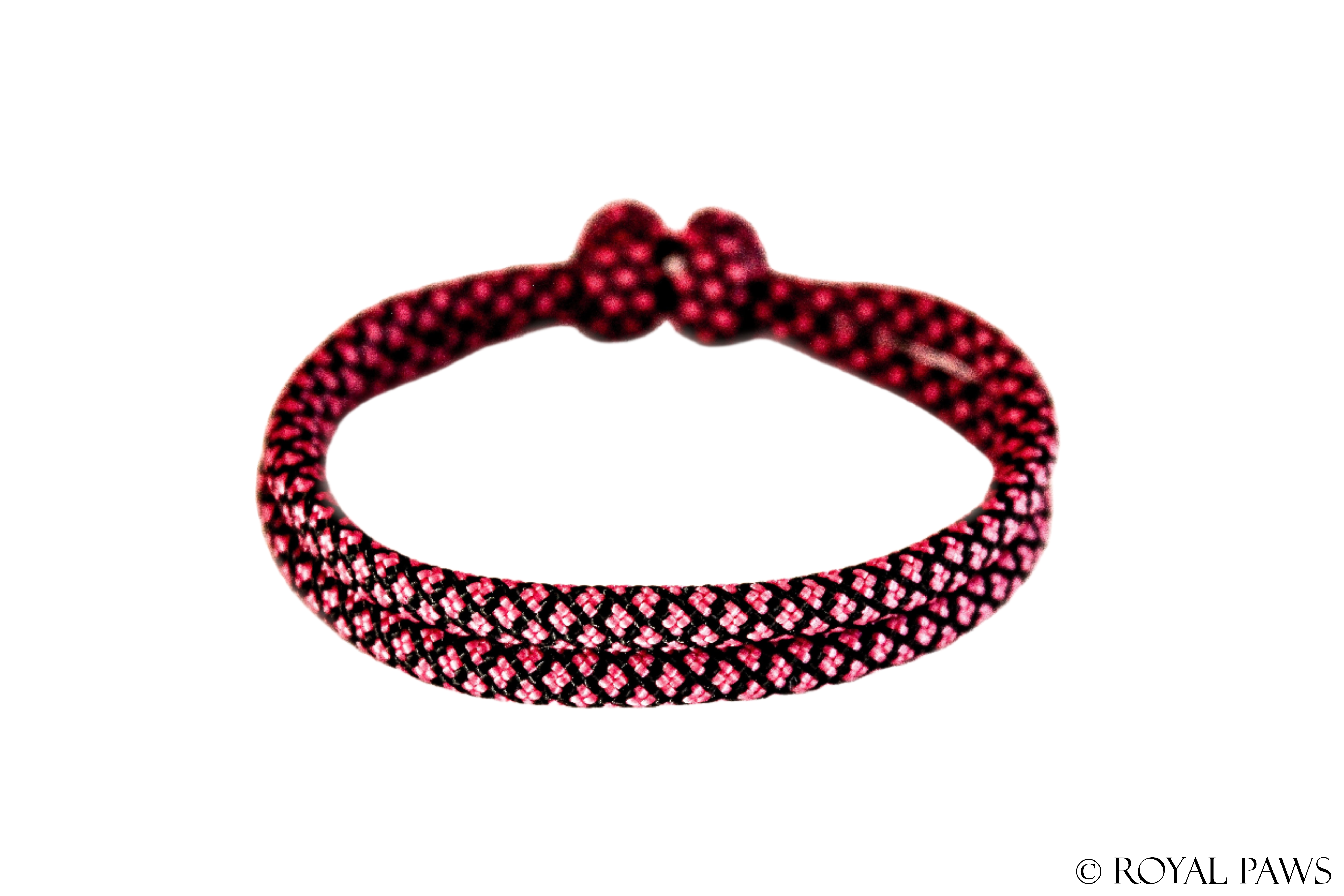DIAMOND PUPPY BAND "SCHWARZ/PINK" - ROYAL PAWS Dog & Show Accessories