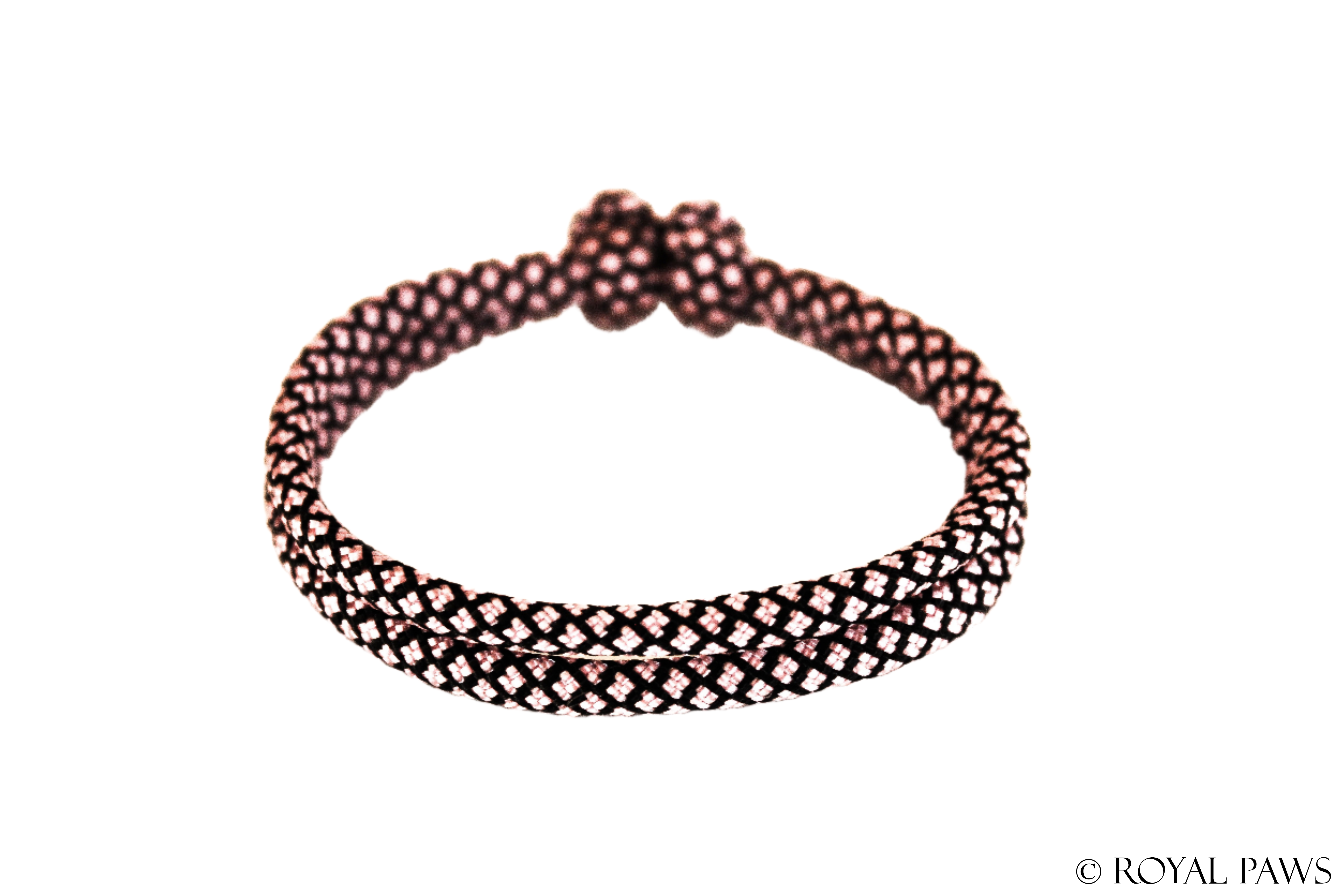 DIAMOND PUPPY BAND "SCHWARZ/ROSA" - ROYAL PAWS Dog & Show Accessories
