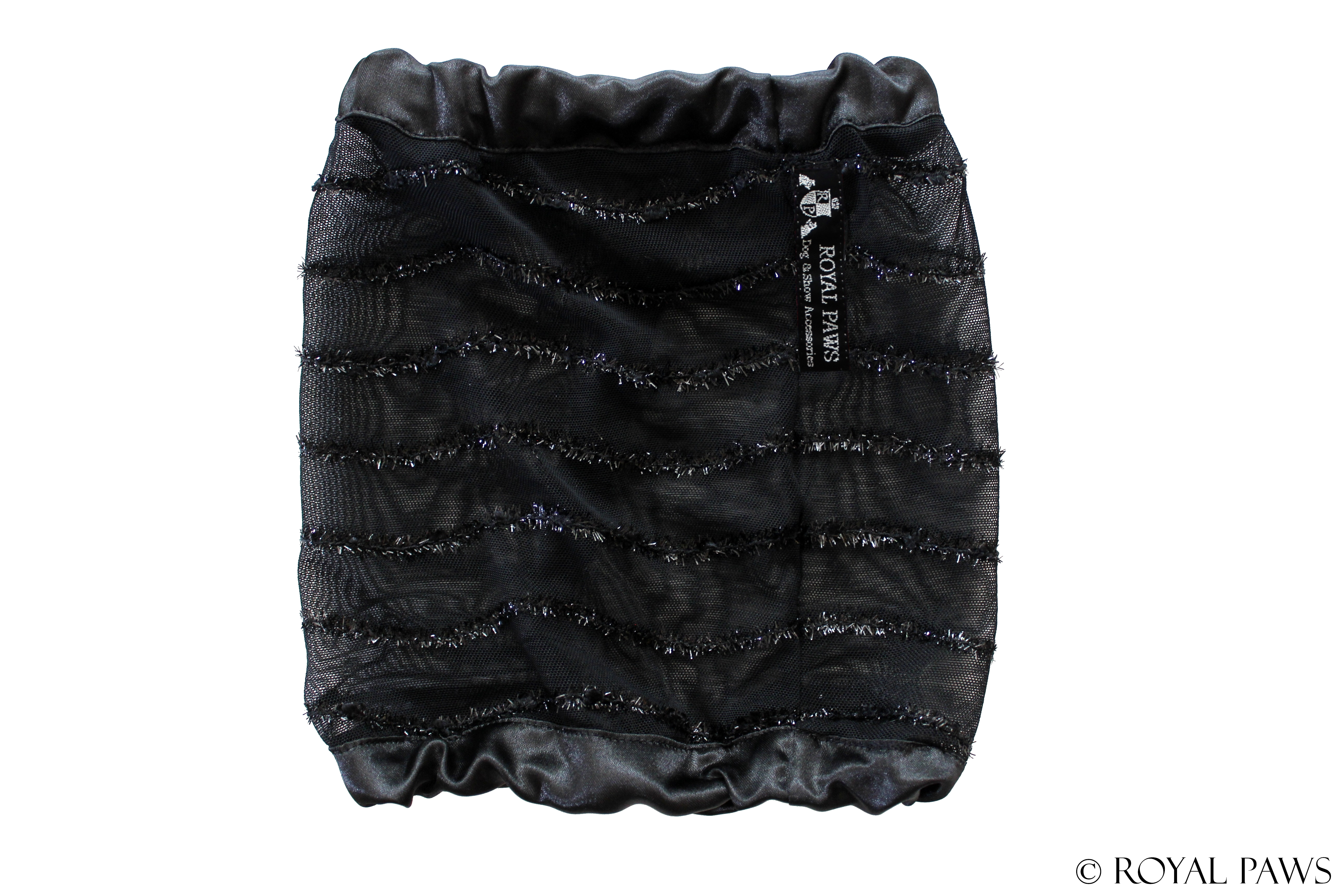 LIMITED EDITION SNOOD "BLACK MAGIC WAVES" - ROYAL PAWS Dog & Show Accessories