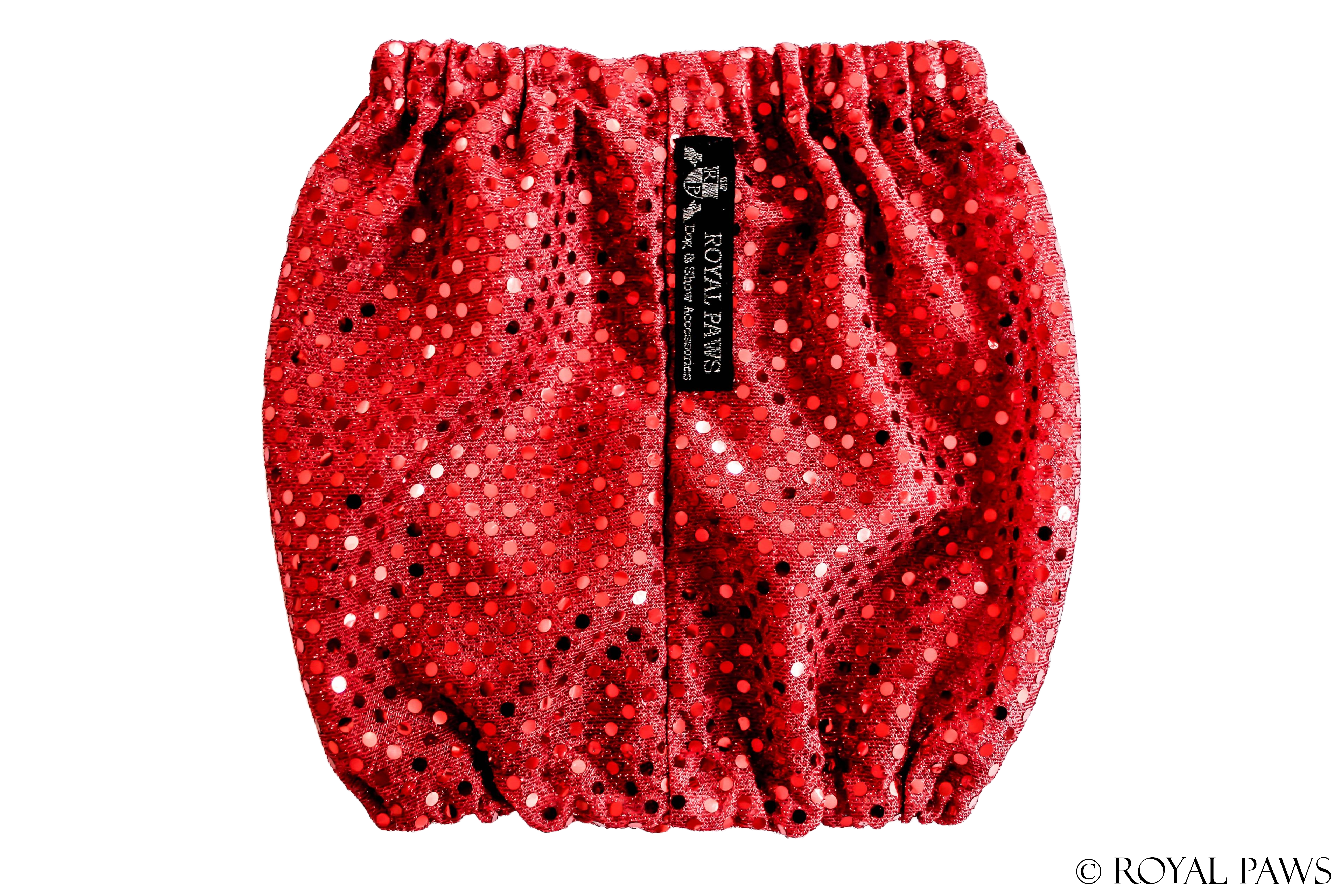 GLAMOUR SNOOD "ROT" - ROYAL PAWS Dog & Show Accessories