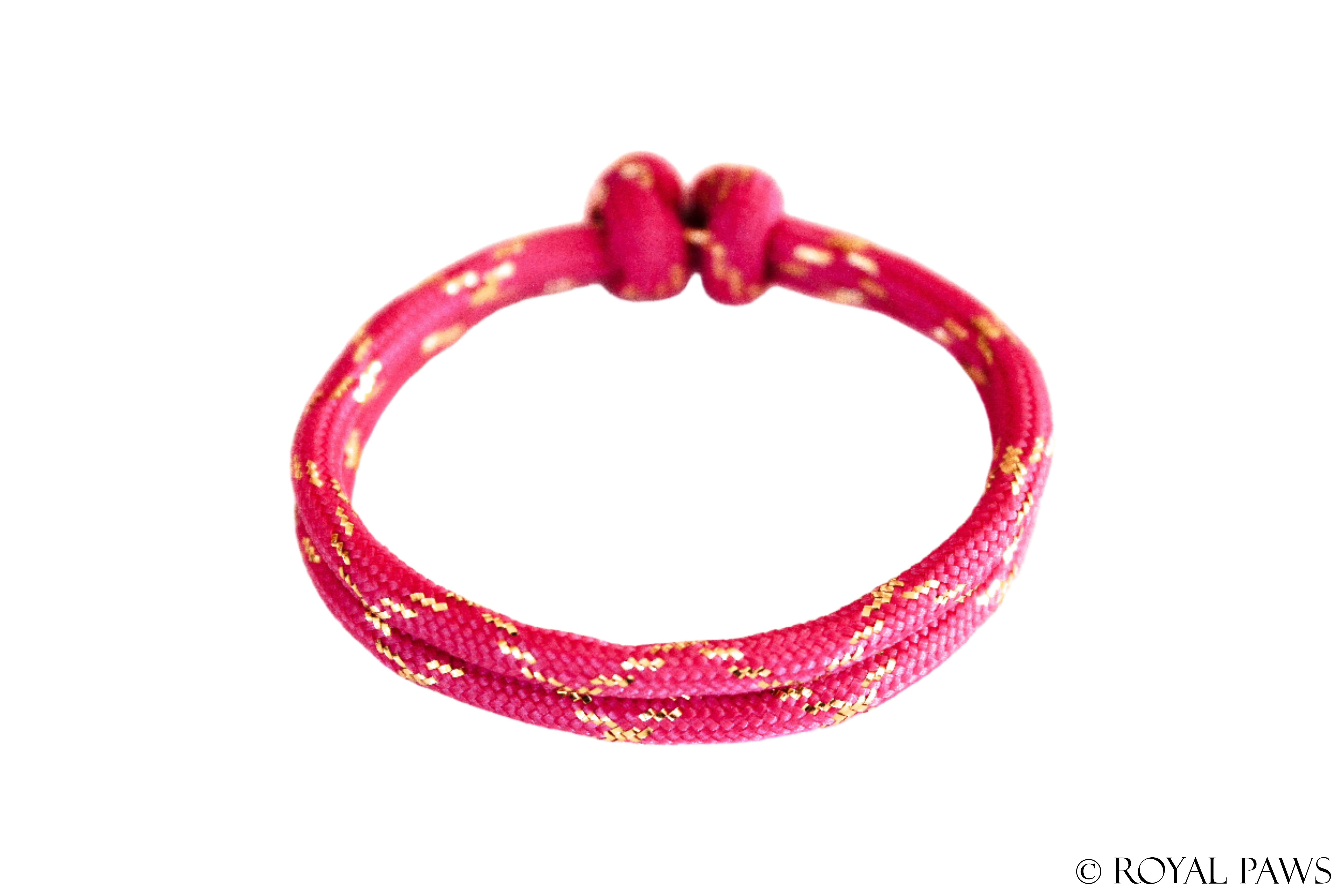 GLITTER PUPPY BAND "PINK/GOLD" - ROYAL PAWS Dog & Show Accessories