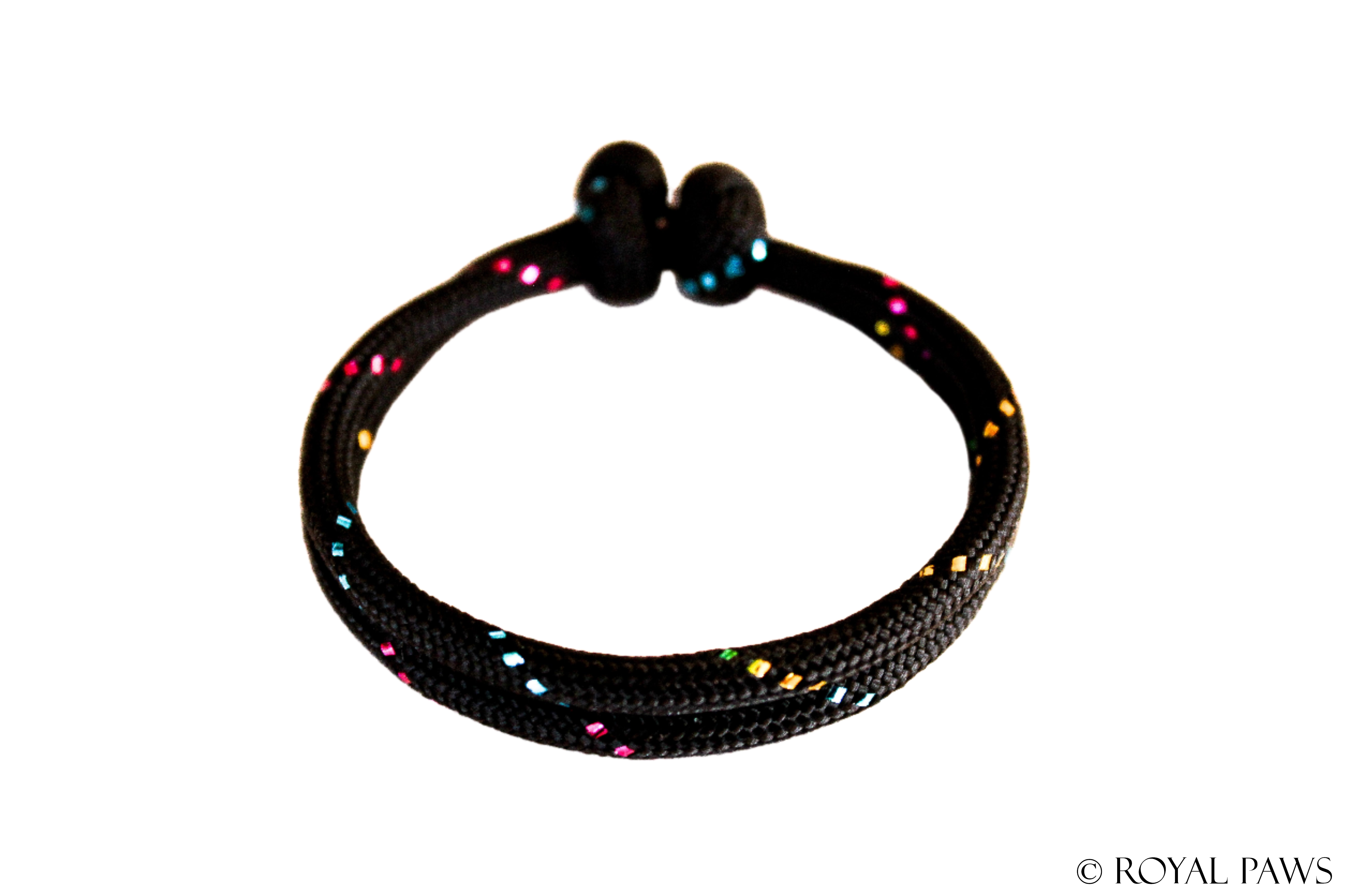 GLITTER PUPPY BAND "SCHWARZ/MULTICOLOR" - ROYAL PAWS Dog & Show Accessories