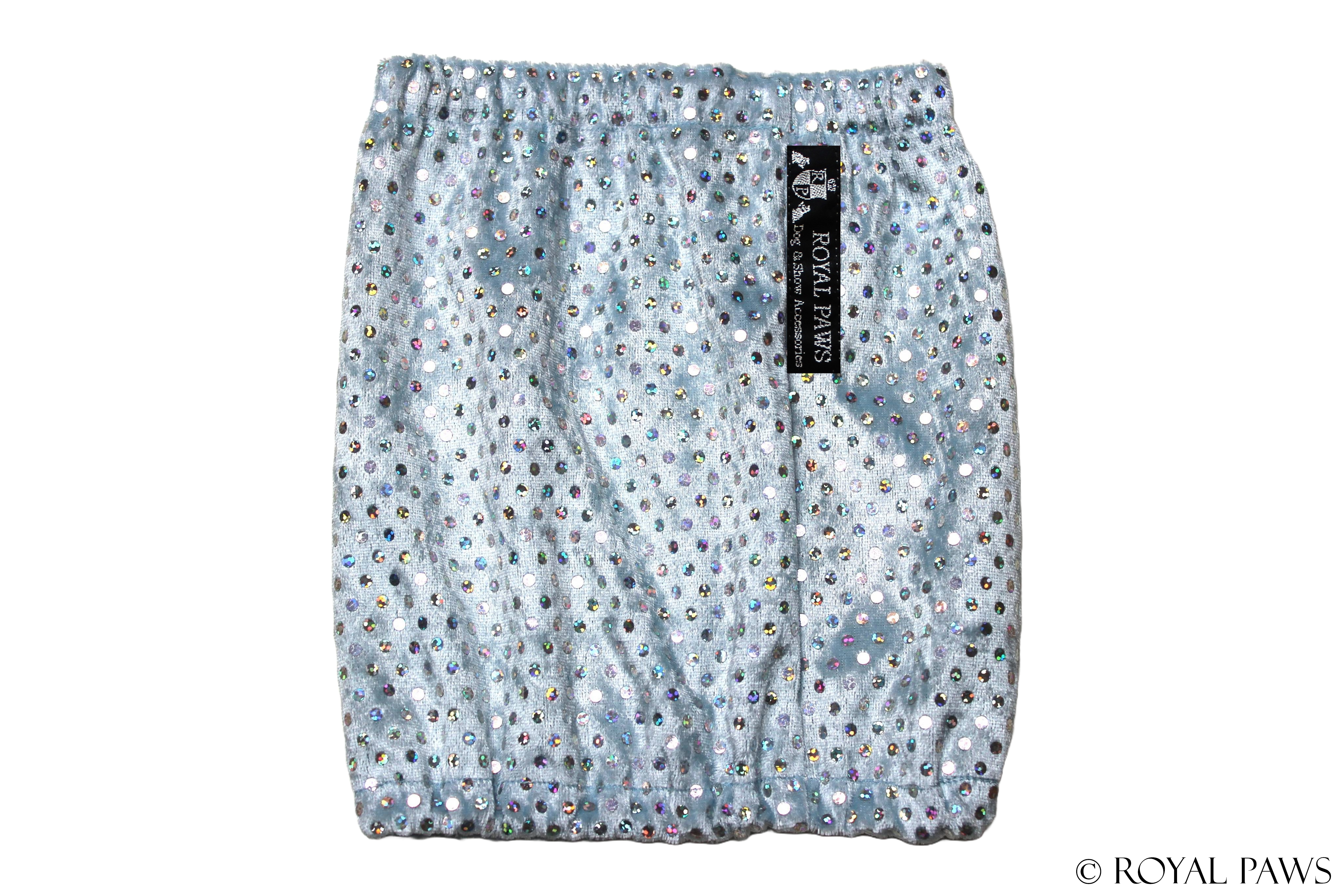 GLITTER SNOOD "HELLBLAU" - ROYAL PAWS Dog & Show Accessories