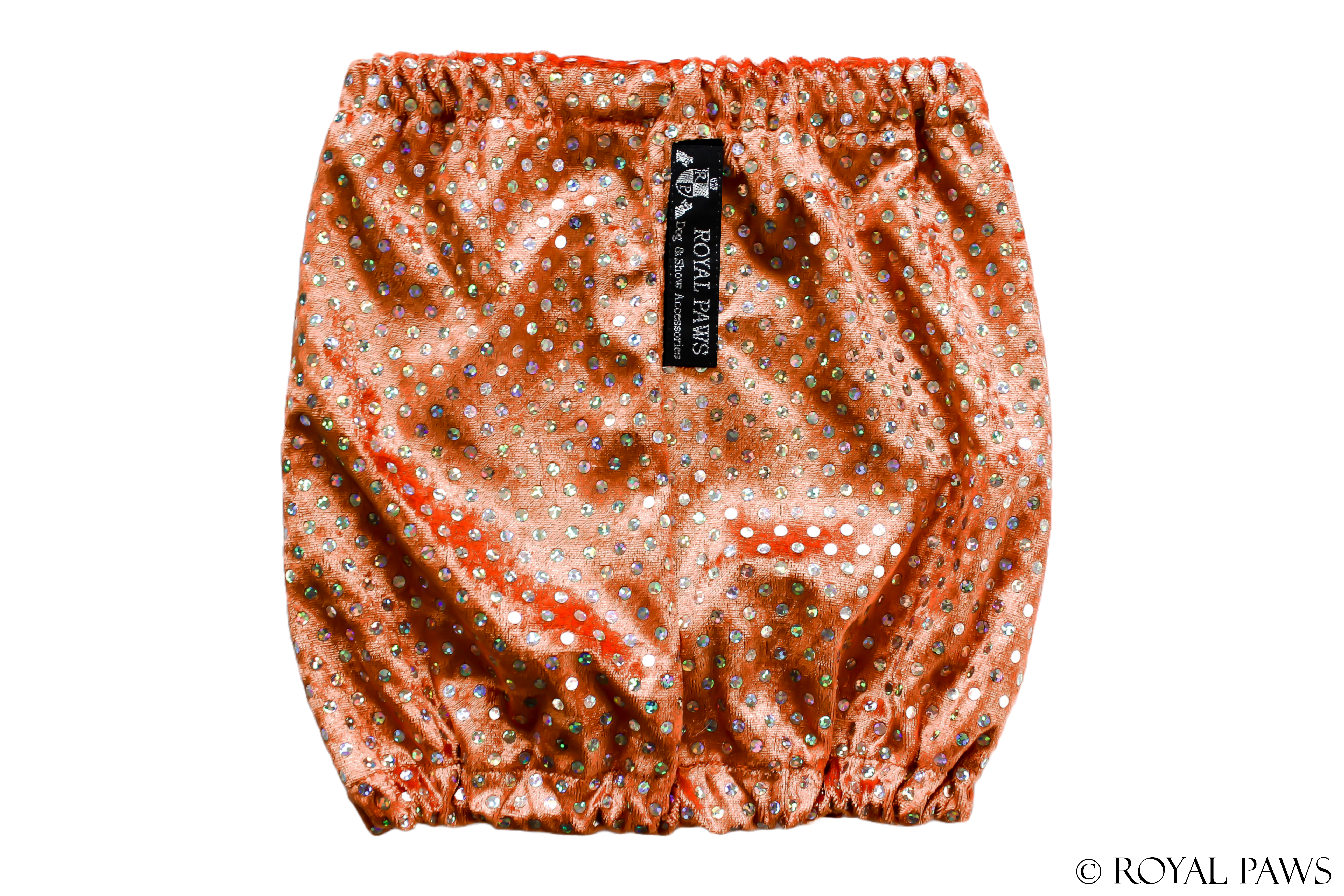 GLITTER SNOOD "KUPFER"