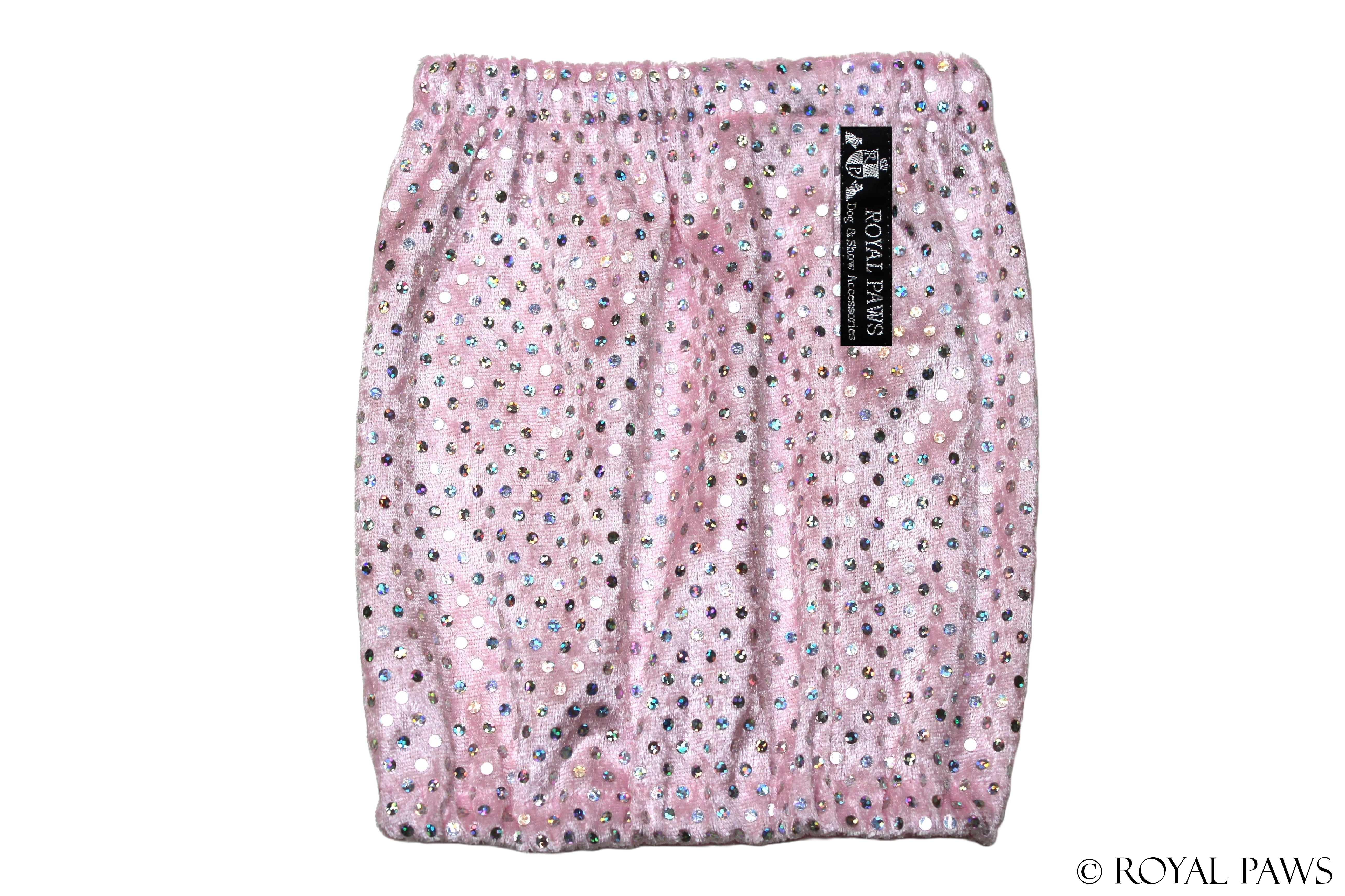 GLITTER SNOOD "ROSA" - ROYAL PAWS Dog & Show Accessories