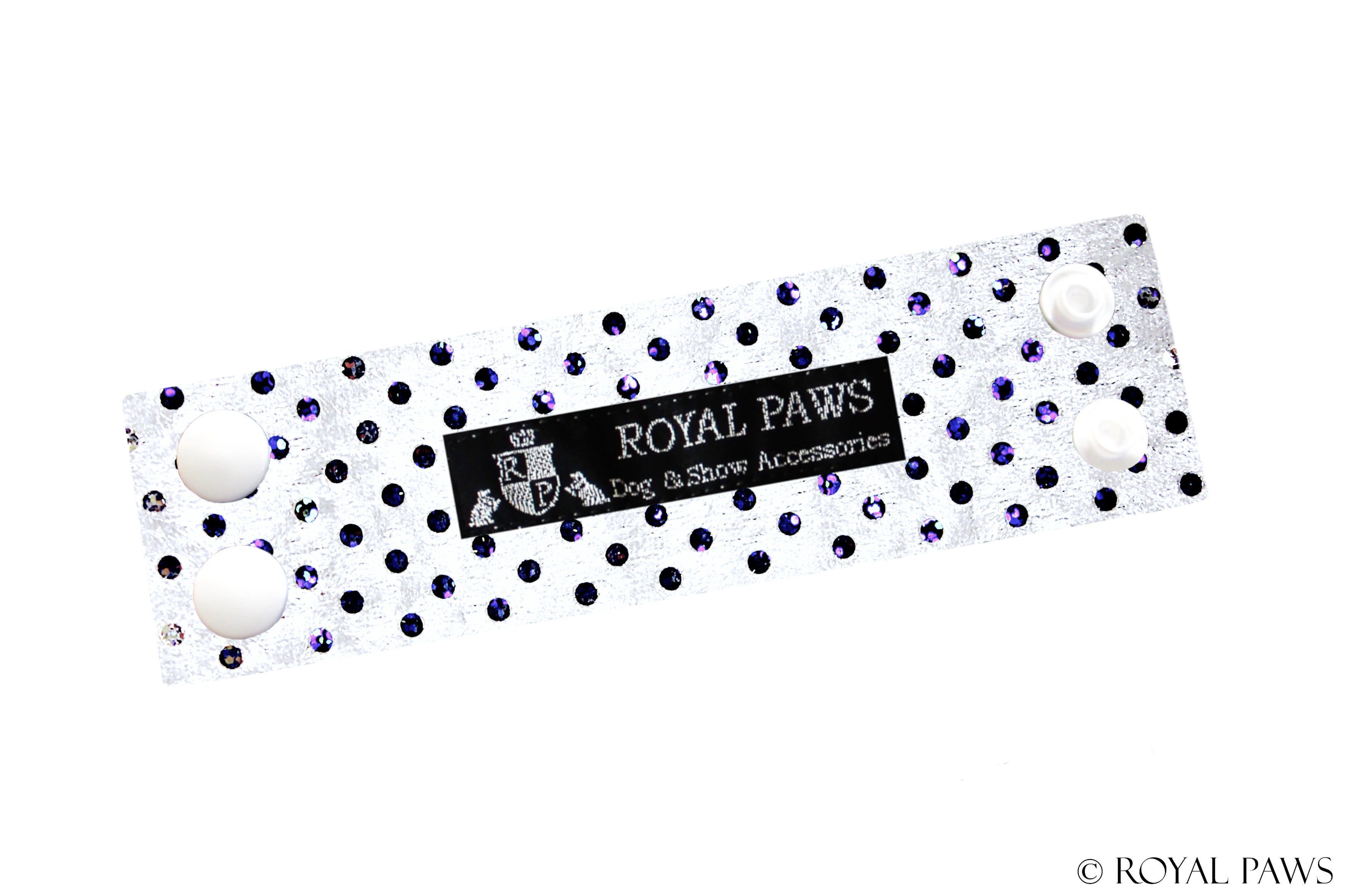 GLITTER SNOOD STRAP "WEISS"