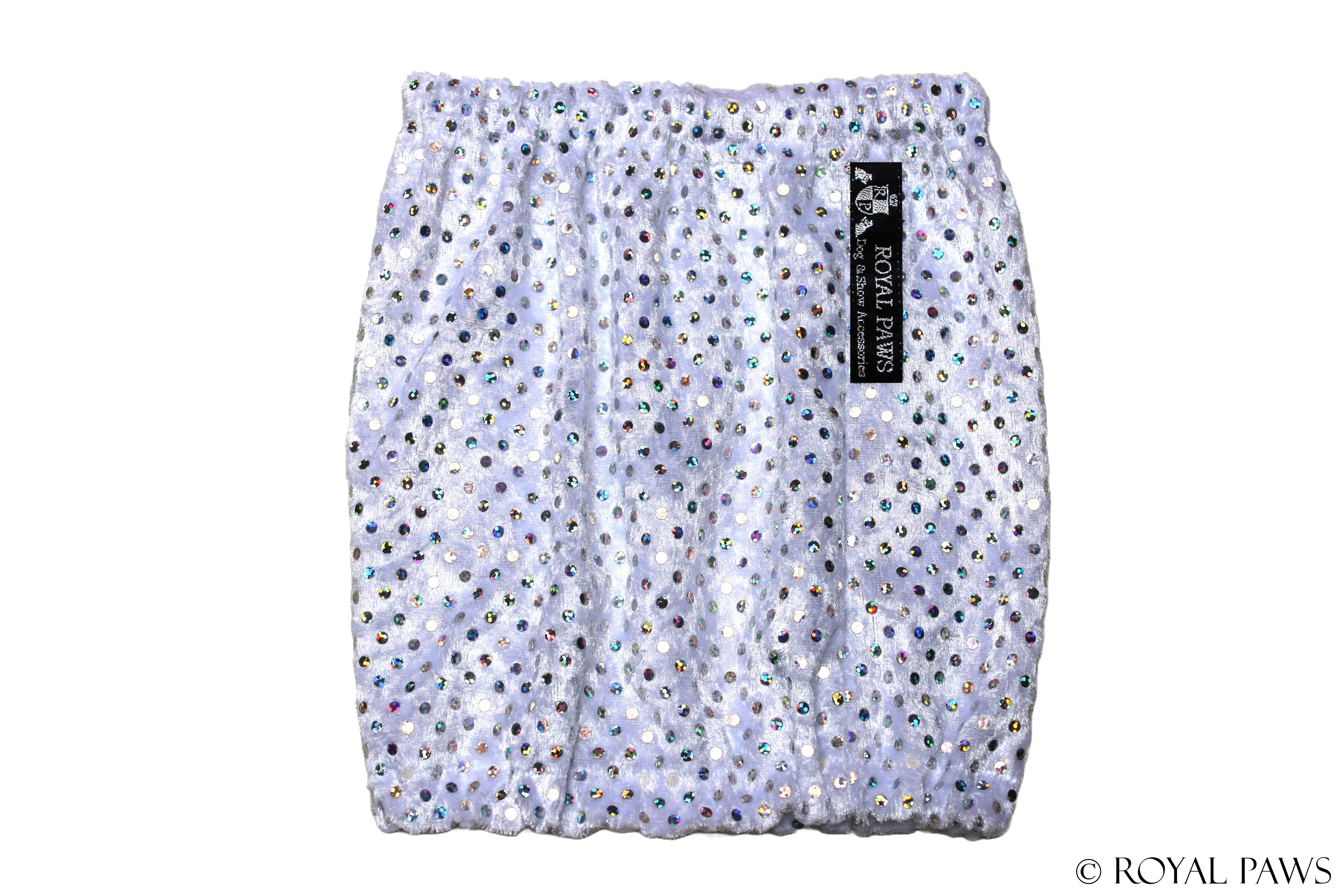 SAMPLE SALE % GLITTER SNOOD "WEIß"