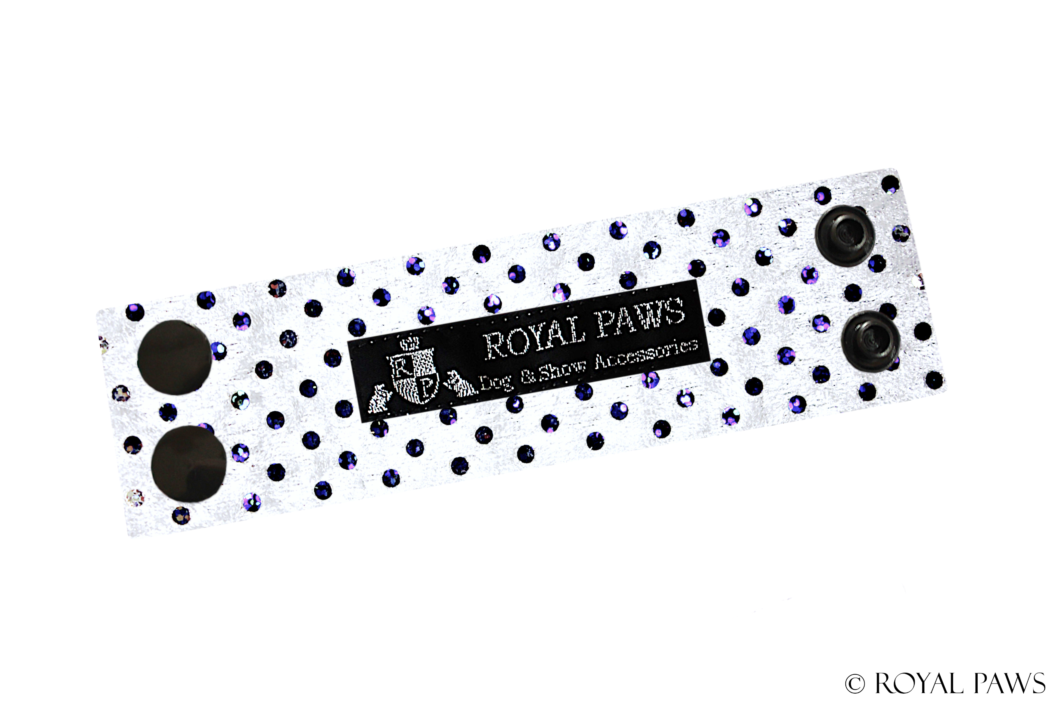 GLITTER SNOOD STRAP "WEISS"
