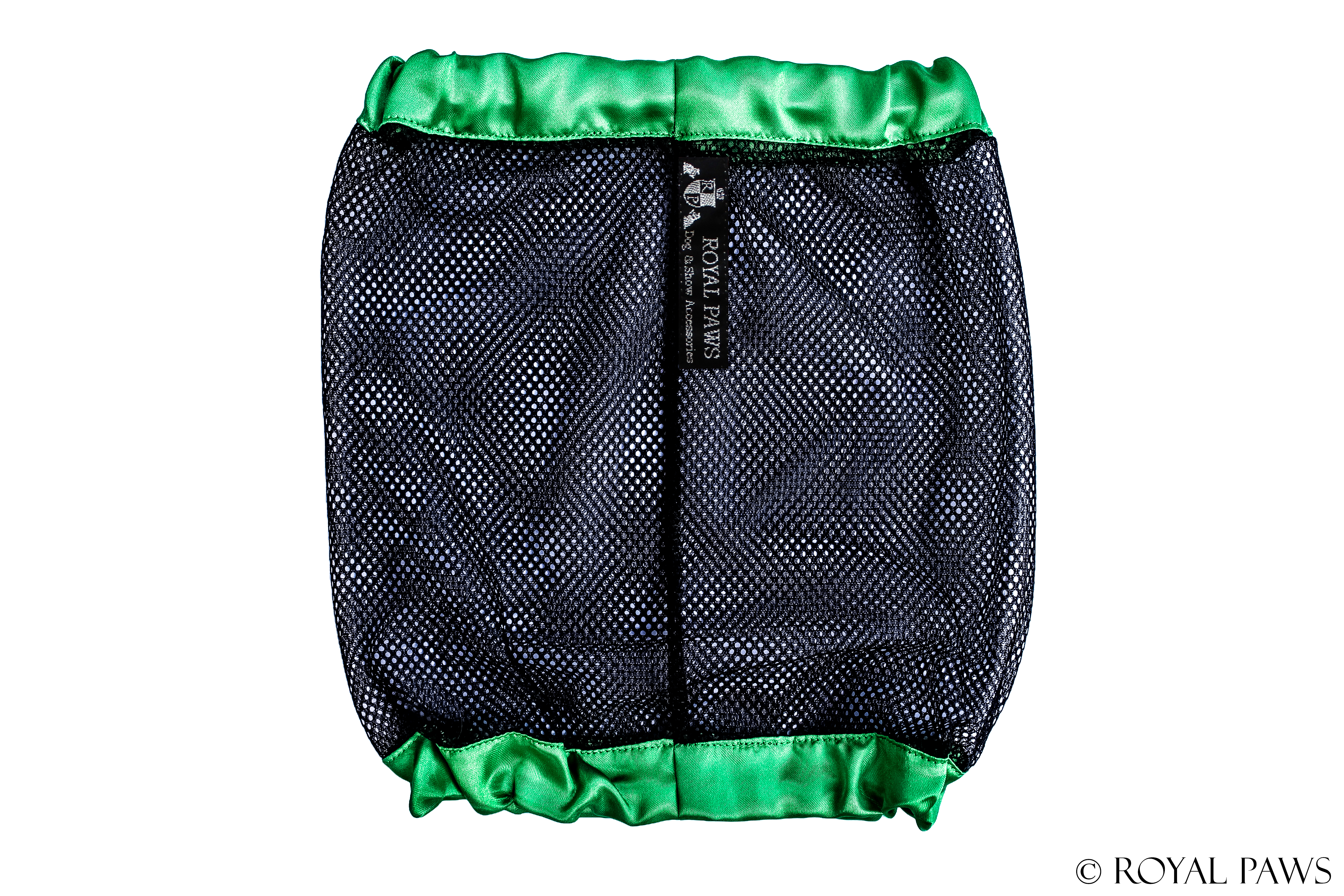 SHINE SNOOD MESH "GRÜN/SCHWARZ" - ROYAL PAWS Dog & Show Accessories