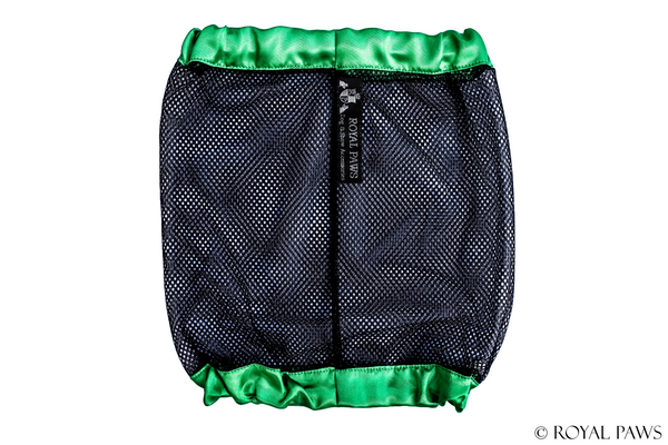 SHINE SNOOD MESH "GRÜN/SCHWARZ" - ROYAL PAWS Dog & Show Accessories