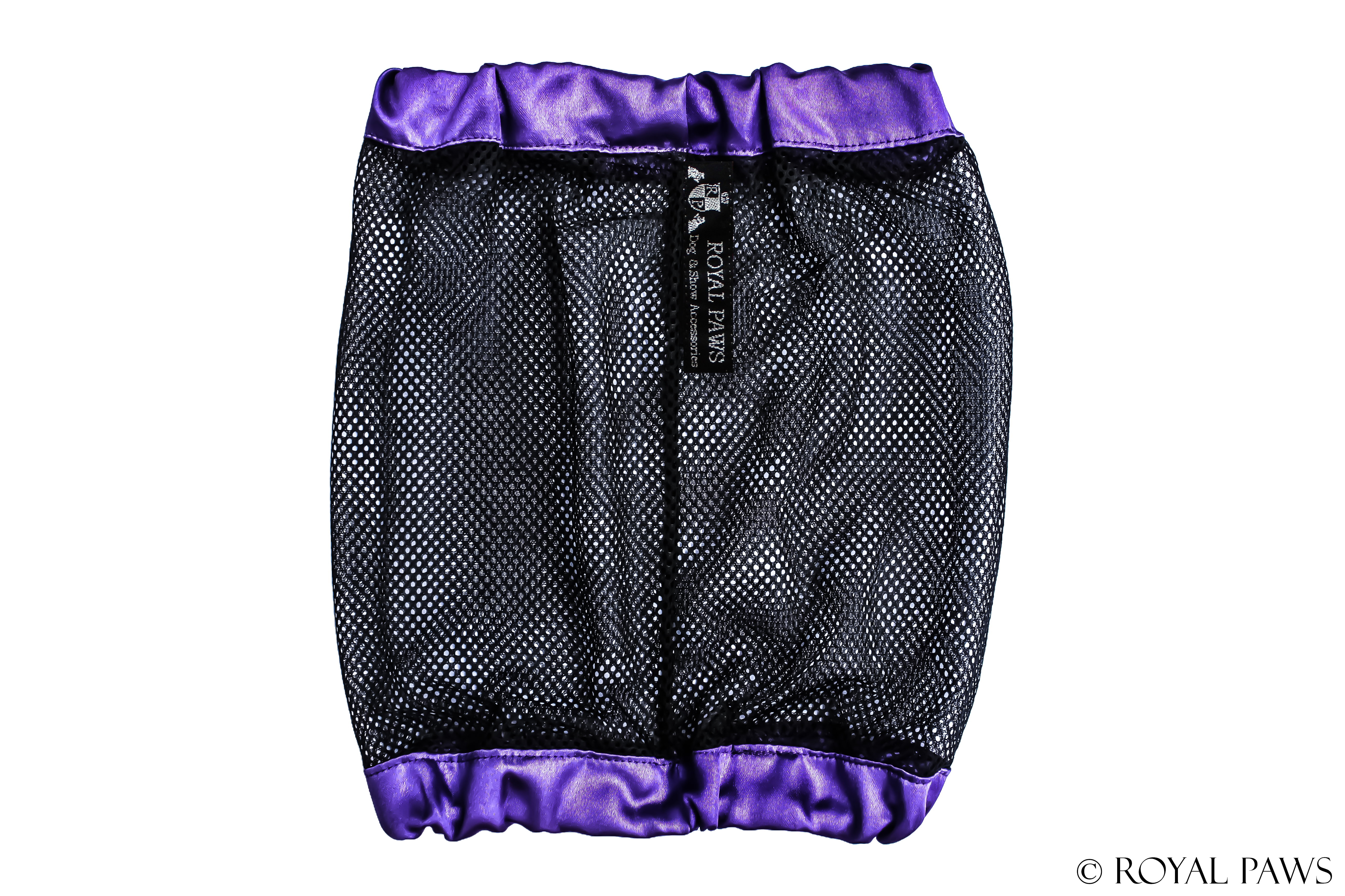 SHINE SNOOD MESH "LILA/SCHWARZ" - ROYAL PAWS Dog & Show Accessories
