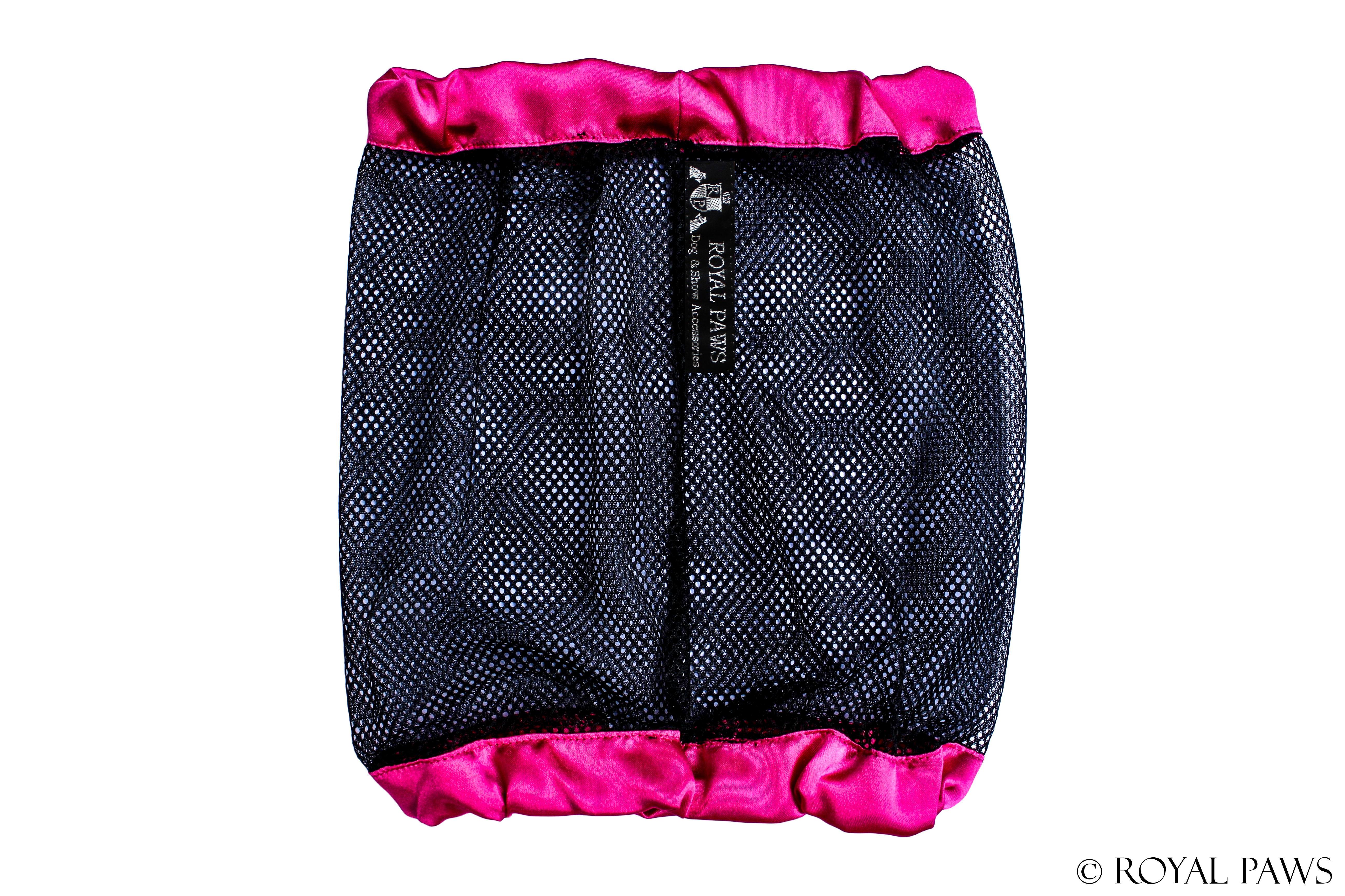 SHINE SNOOD MESH "PINK/SCHWARZ" - ROYAL PAWS Dog & Show Accessories