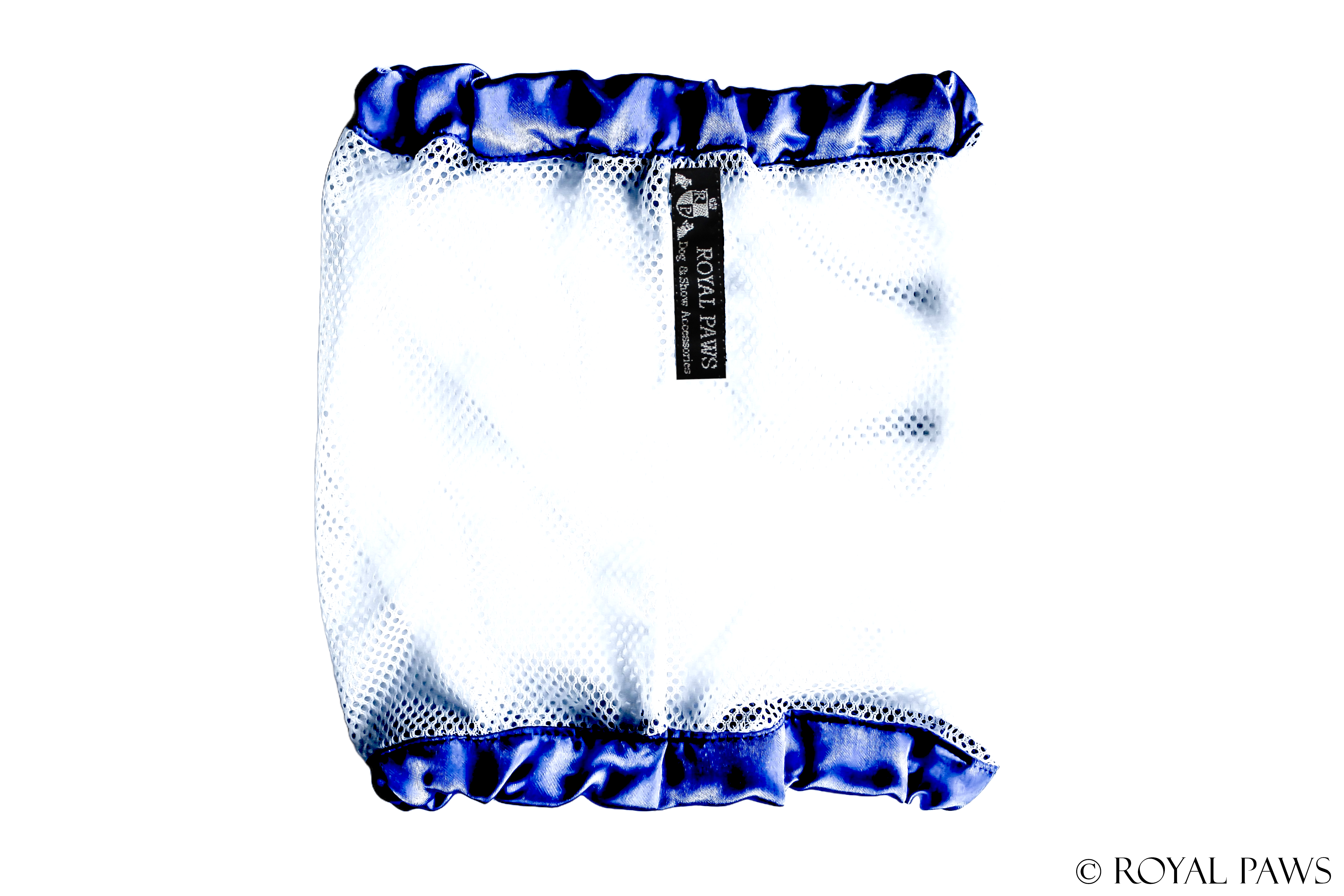 SAMPLE SALE % SHINE SNOOD MESH "BLAU/WEISS"