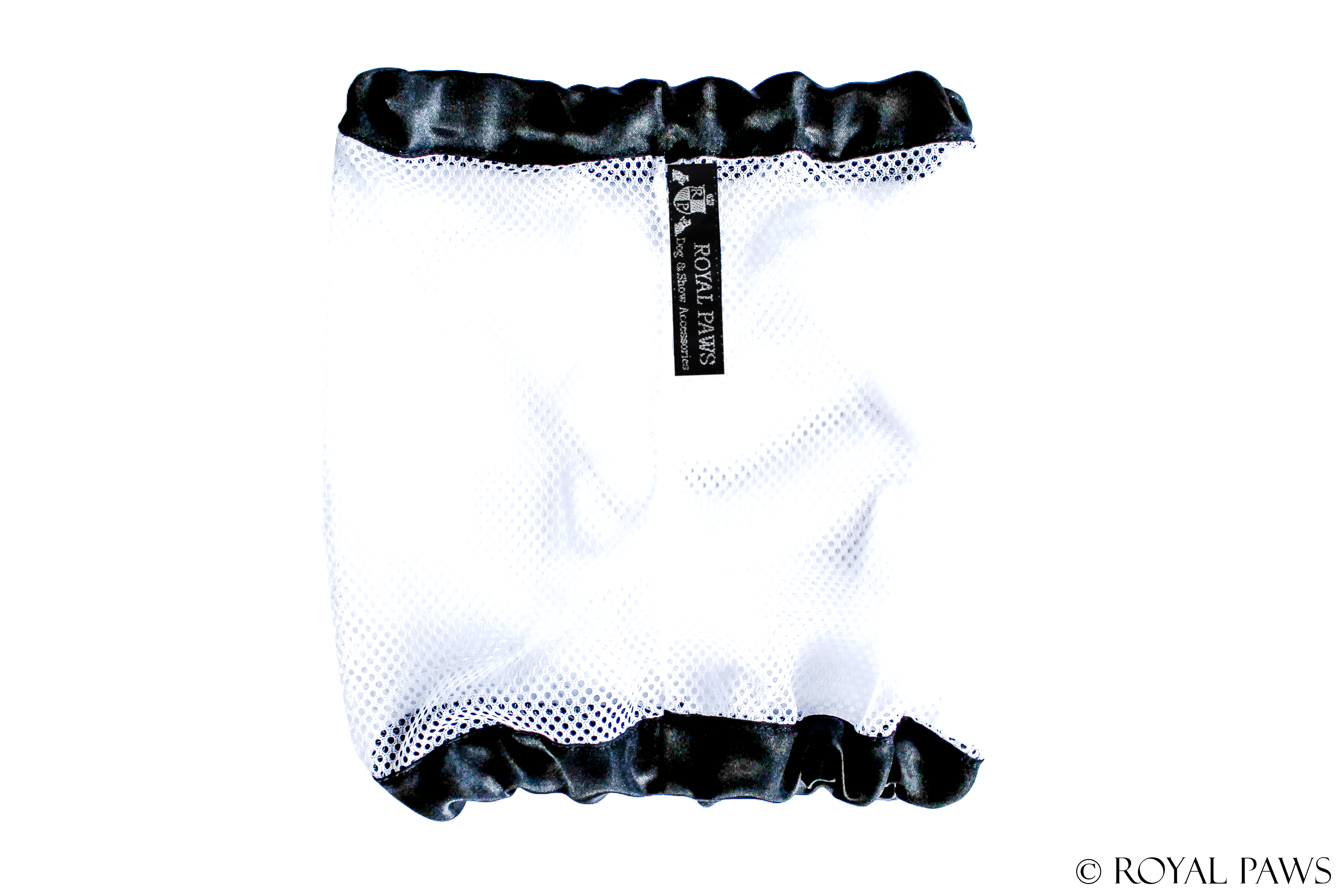 SAMPLE SALE % SHINE SNOOD MESH "SCHWARZ/WEISS"