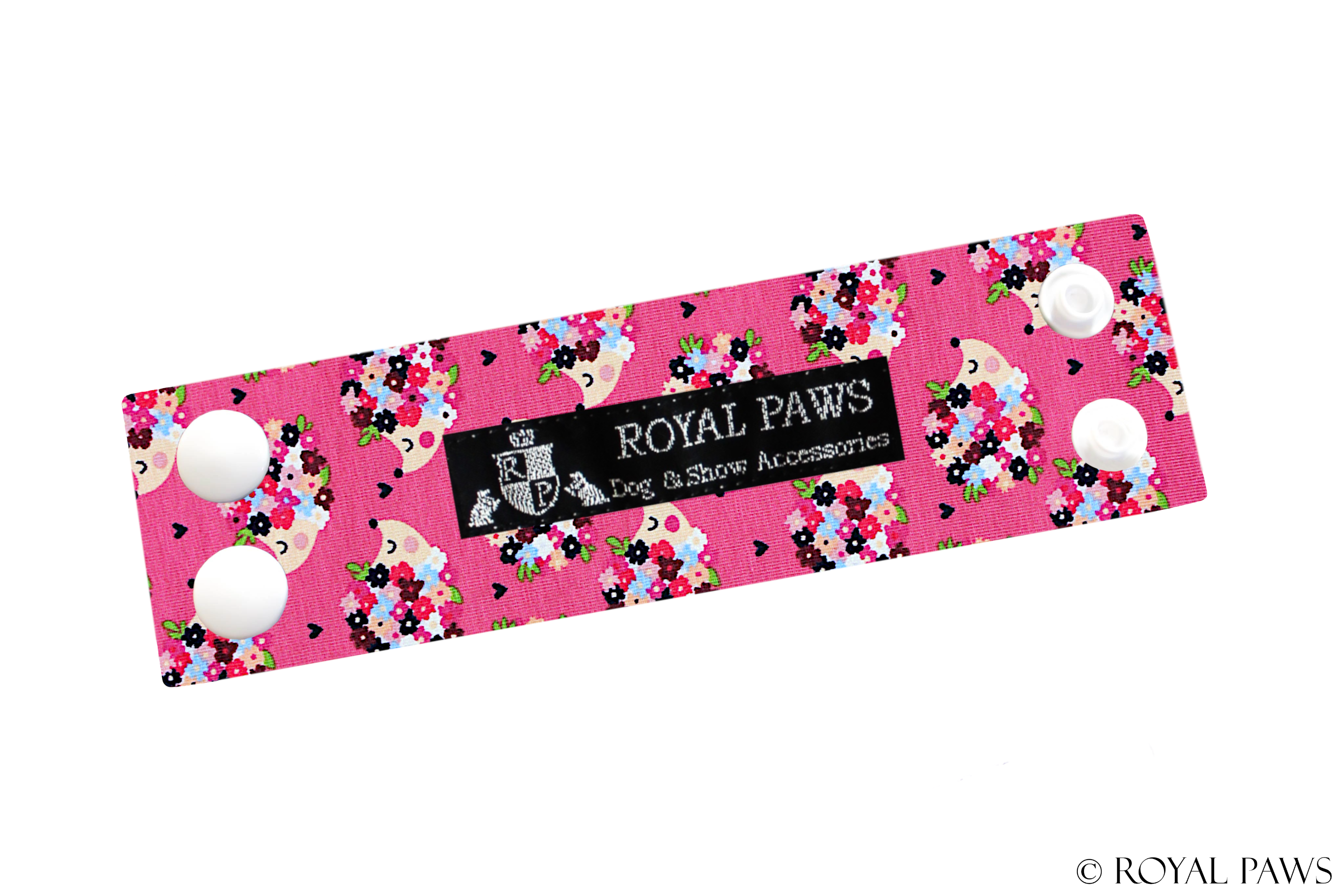 COMFORT SNOOD STRAP "BETTY BLOSSOM HEDGY" PINK